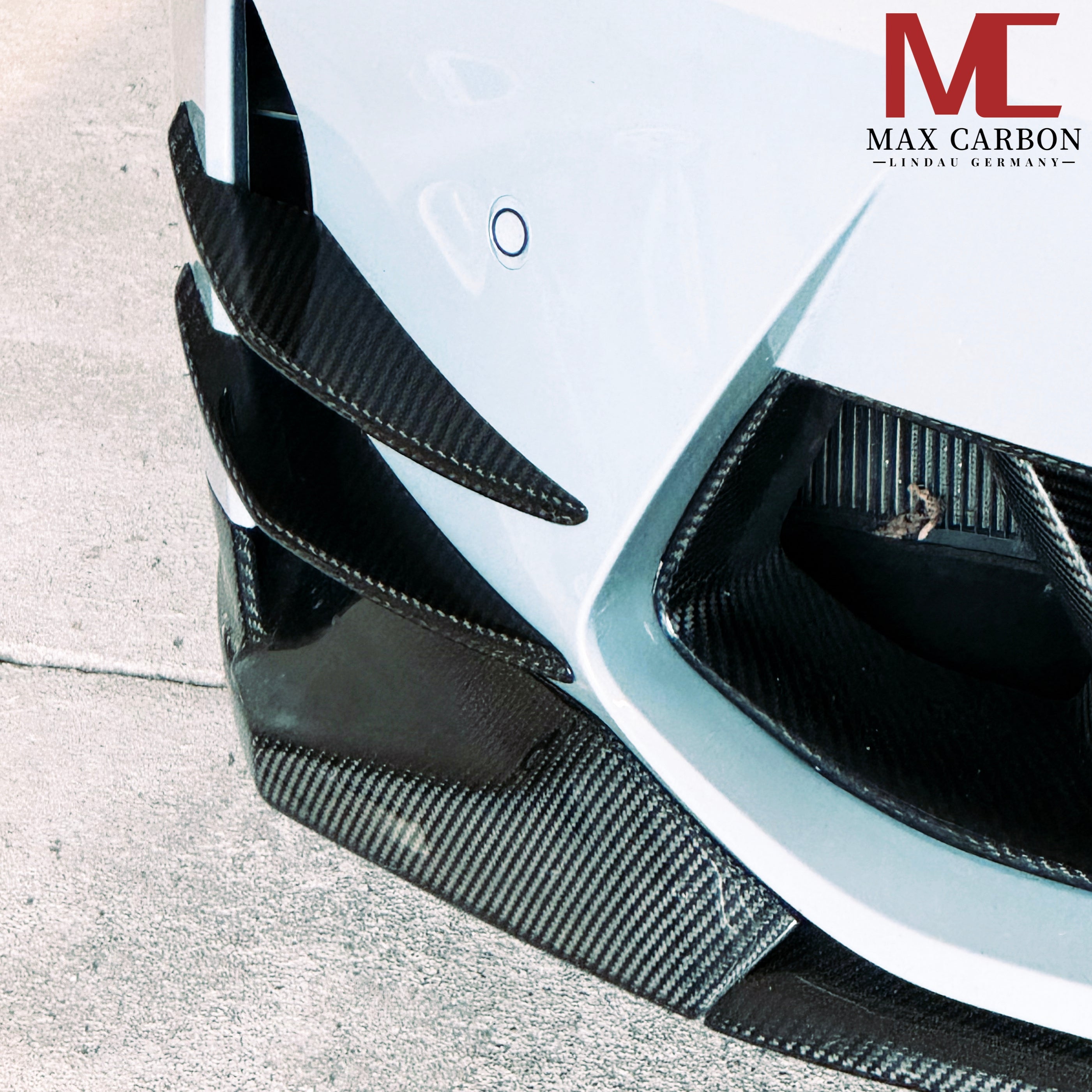 Dry-Carbon Front Canards VAC passend für BMW M3 G80 / G81 / M4 G82 / G83 – Front-Flügel mit Aero-Design
