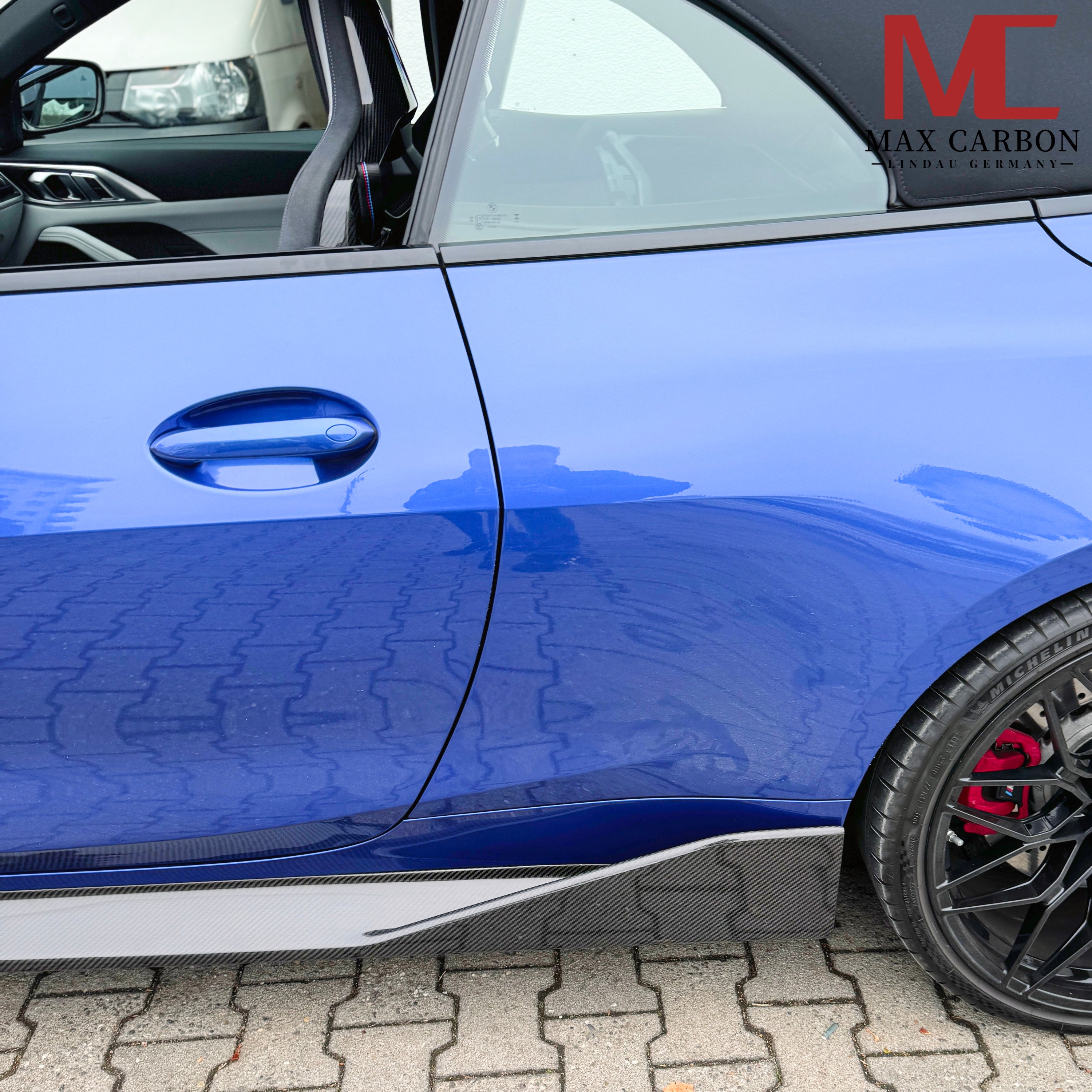 Dry-Carbon Seitenschweller passend für BMW M4 G82 / G83 – Aggressive Seitenlinie