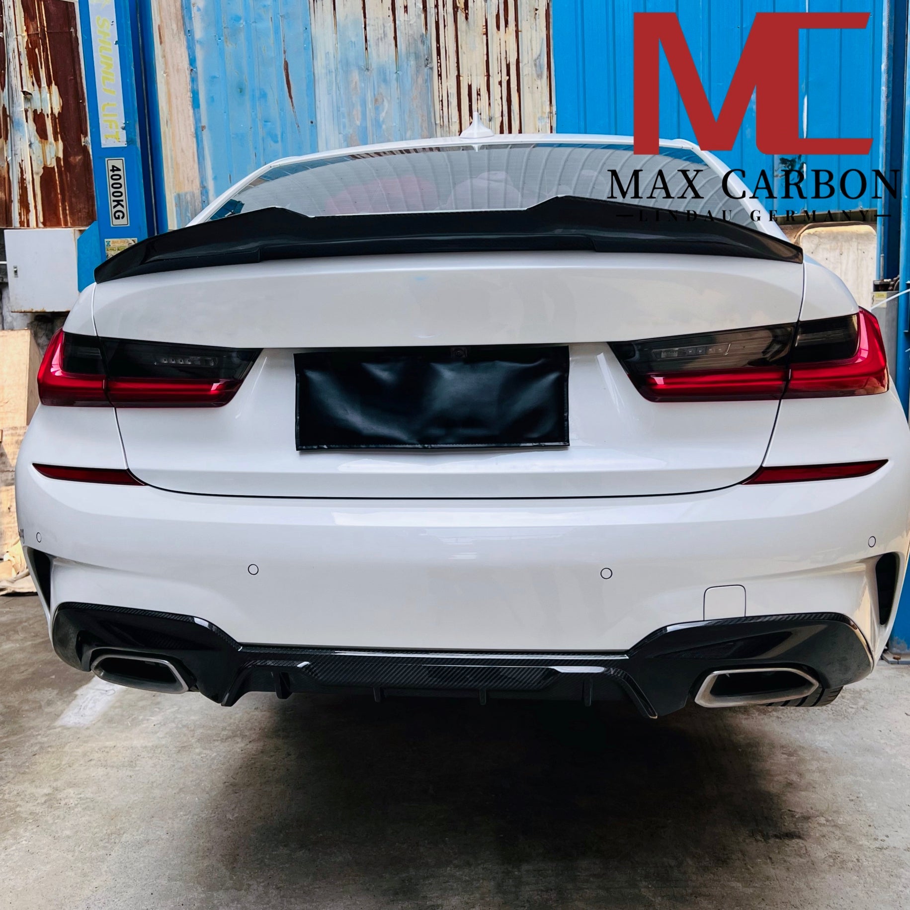 Dry Carbon Heckdiffusor für BMW 3er G20 G21 nur Pre-LCI