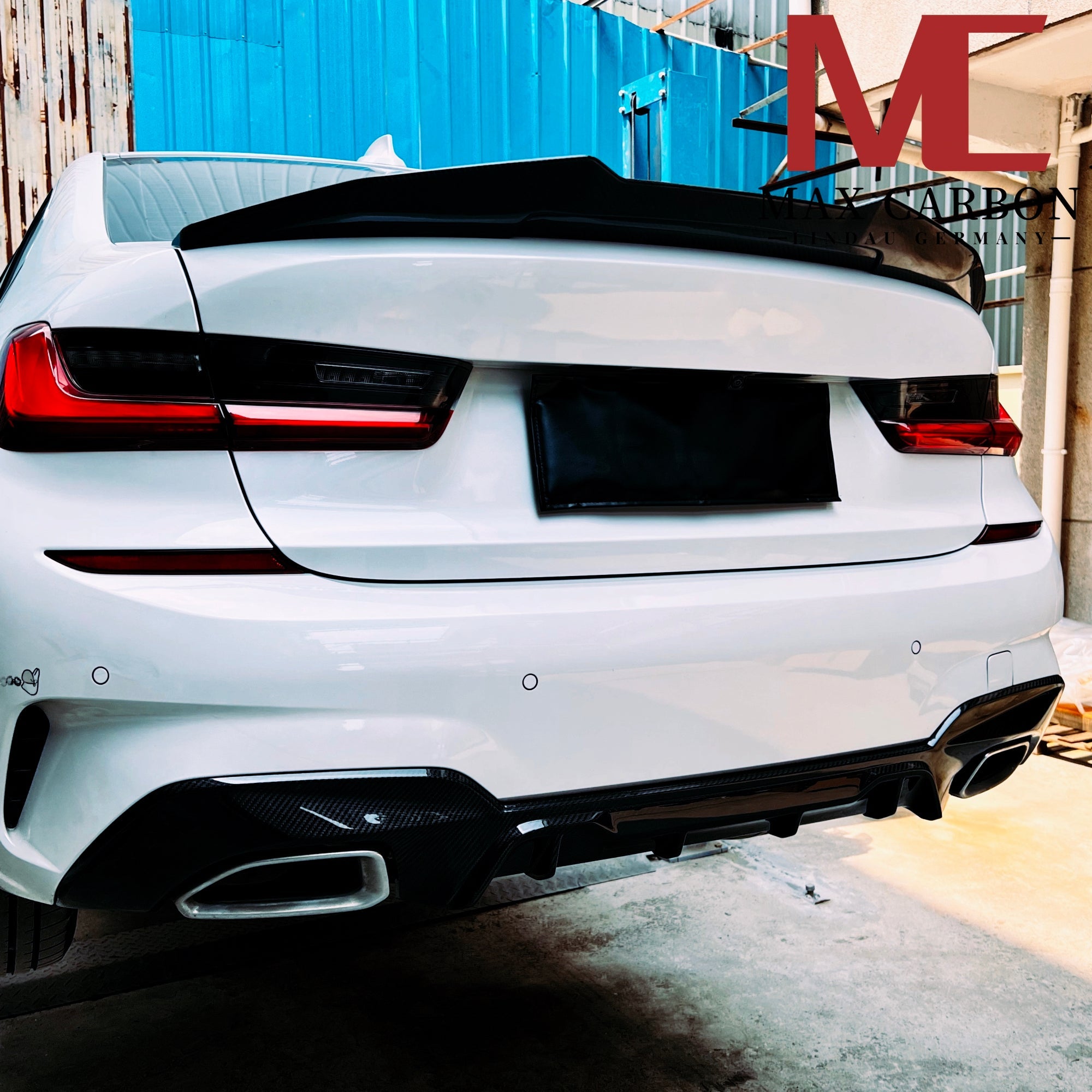 Dry Carbon Heckdiffusor für BMW 3er G20 G21 nur Pre-LCI