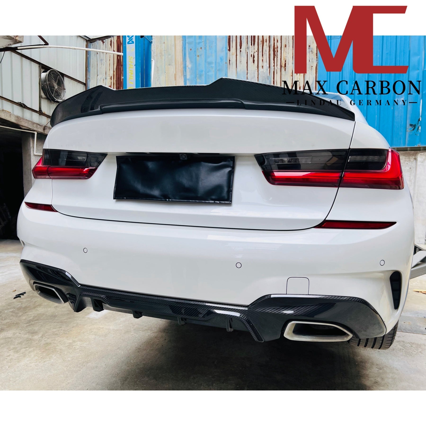 Dry Carbon Heckdiffusor für BMW 3er G20 G21 nur Pre-LCI