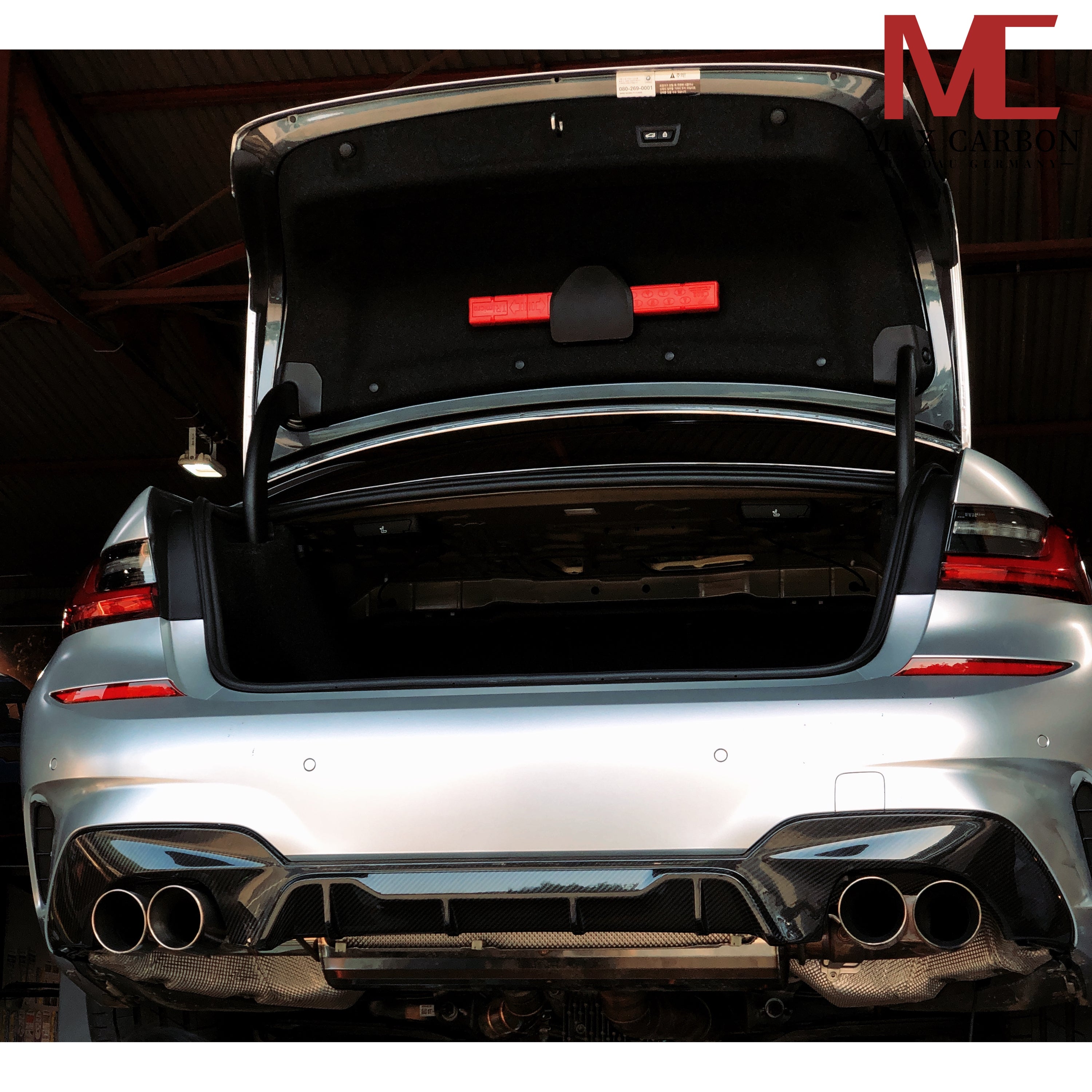 Dry Carbon Heckdiffusor für BMW 3er G20 G21 nur Pre-LCI