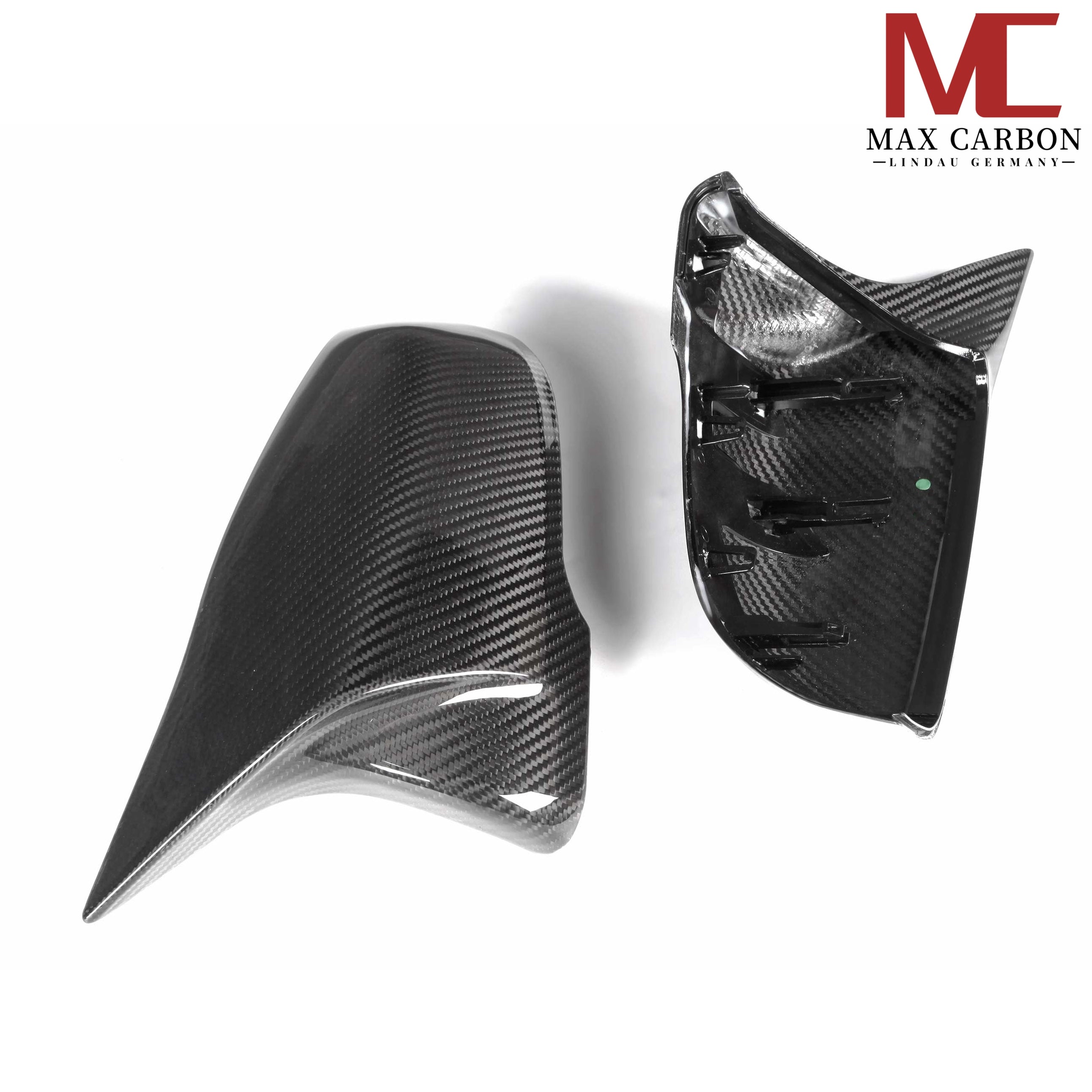 Dry-Carbon Spiegelkappen passend für BMW Z4 G29 / 1er F40 / 2er F44 & Toyota GR Supra A90 – Carbon statt Lack