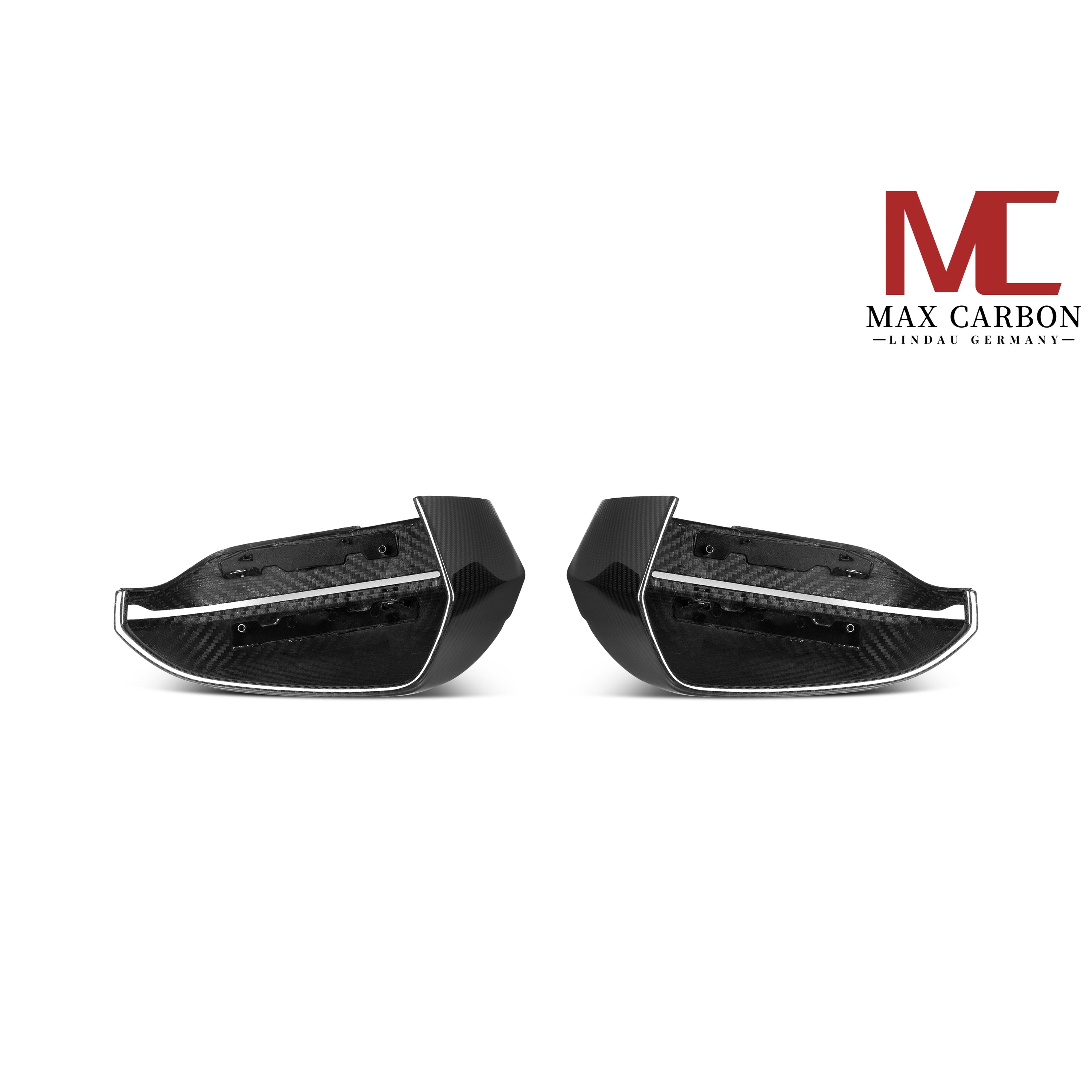 Dry-Carbon Spiegelkappen passend für BMW 5er G60/G61 & X3 G45 – Carbon statt Kunststoff