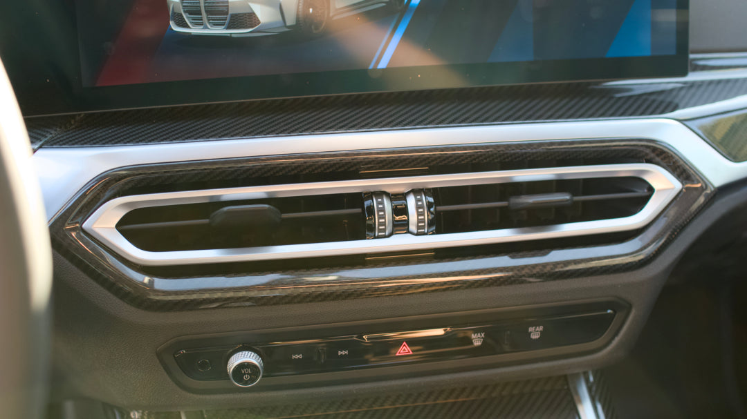 Dry Carbon Klimaanlage Cover Blenden für BMW M2 G87 M3 G80 G81 M4 G82 G83 2er G42 3er G20 G21 4er G22 G23 G26 Curved Display mit ID8