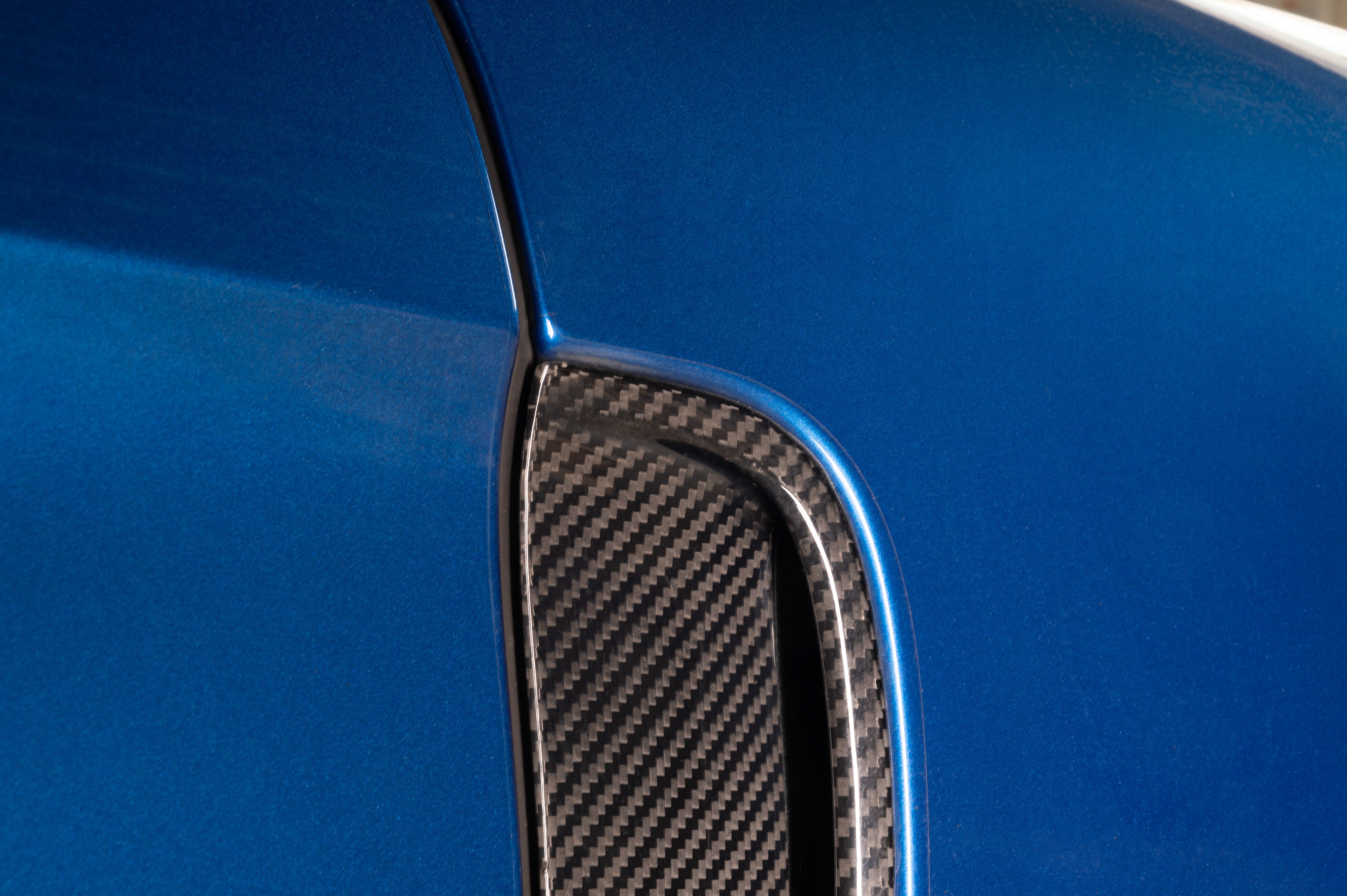 Carbon Kotflügel-Lufteinlass passend für Porsche Panamera 971 GTS – Motorsport-Detail