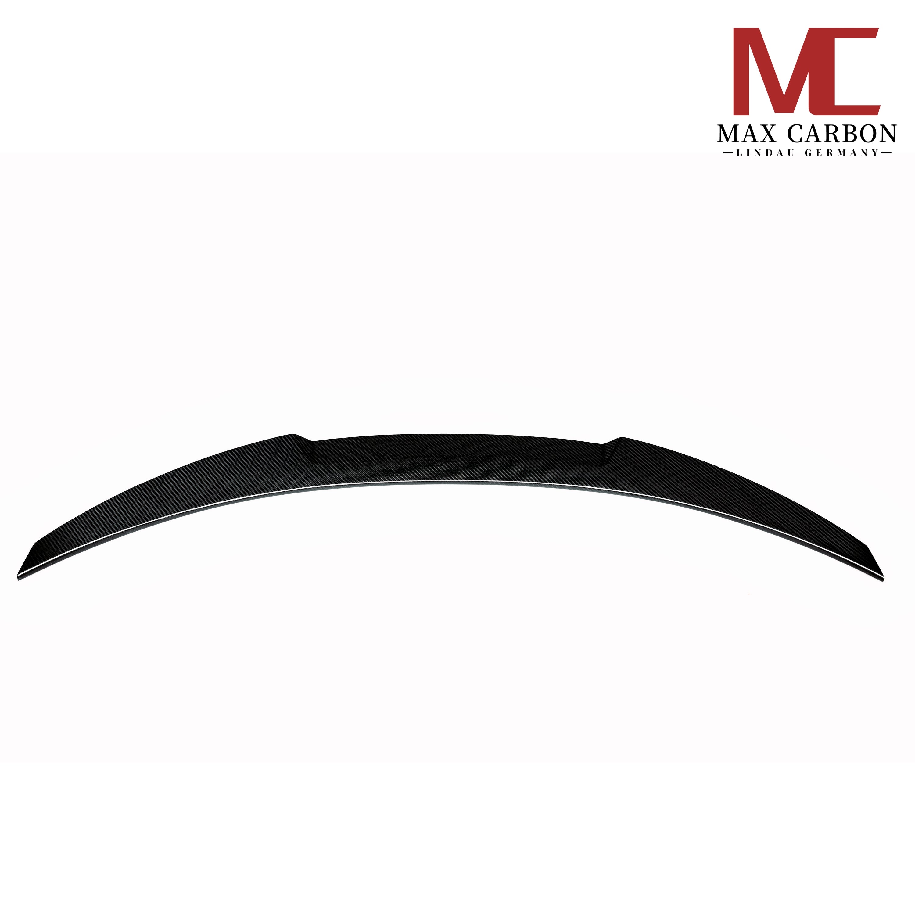 Dry-Carbon Ducktail-Heckspoiler passend für BMW M4 F83 und 4er F33 – Abrisskante in Sichtcarbon