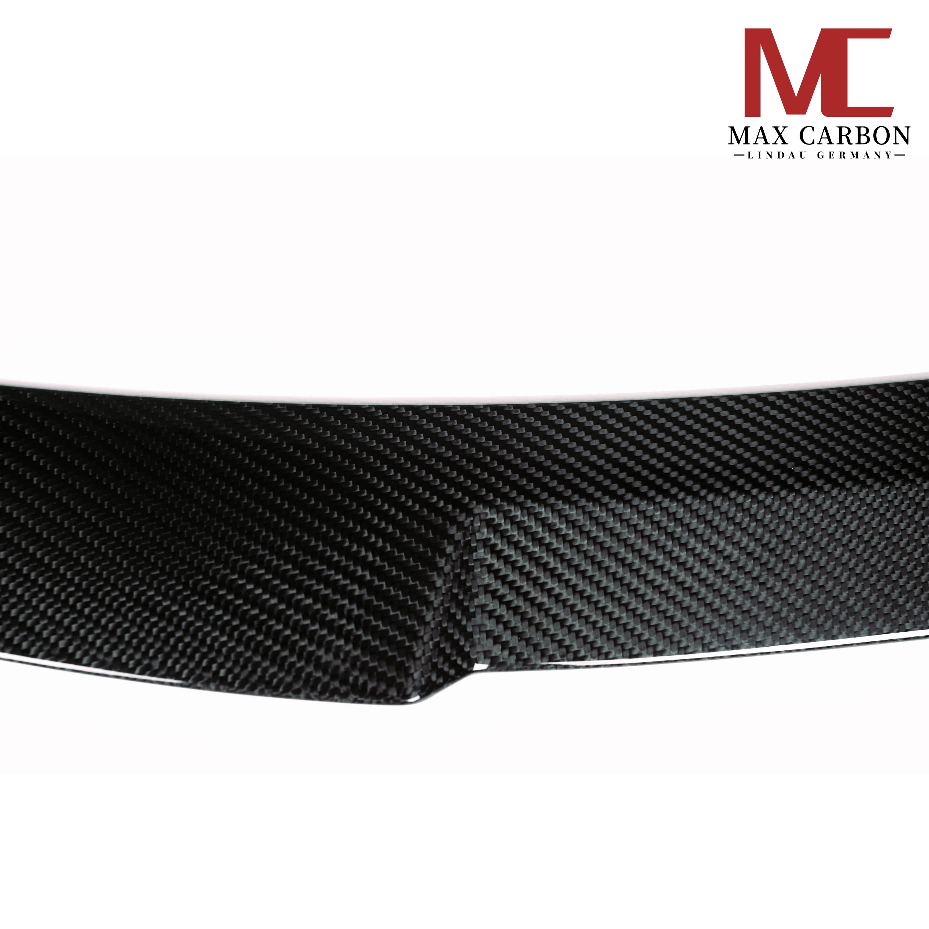 Dry-Carbon Ducktail-Heckspoiler passend für BMW M4 F83 und 4er F33 – Abrisskante in Sichtcarbon