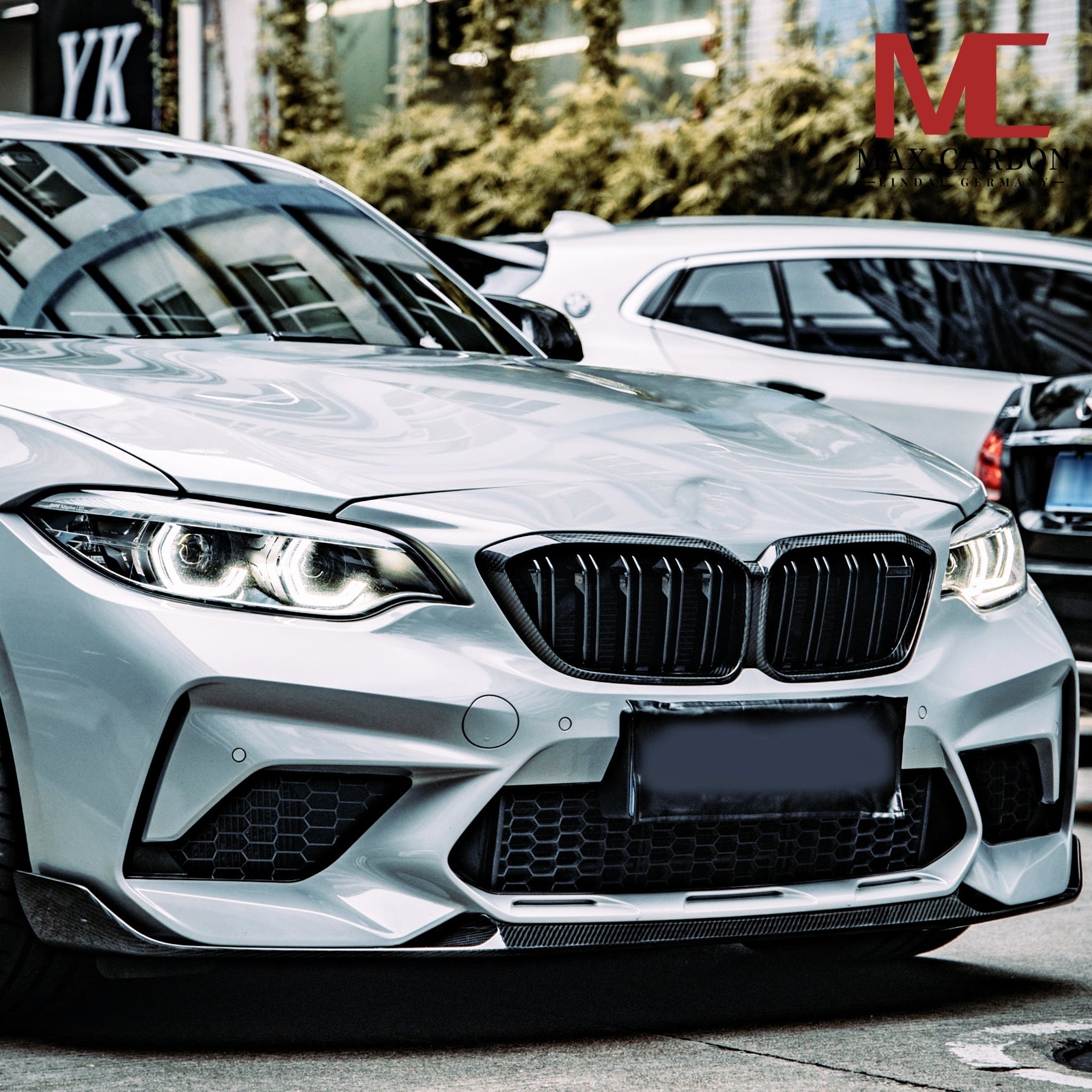 Dry-Carbon Kühlergrill passend für BMW M2 F87 Competition & CS – markante Front