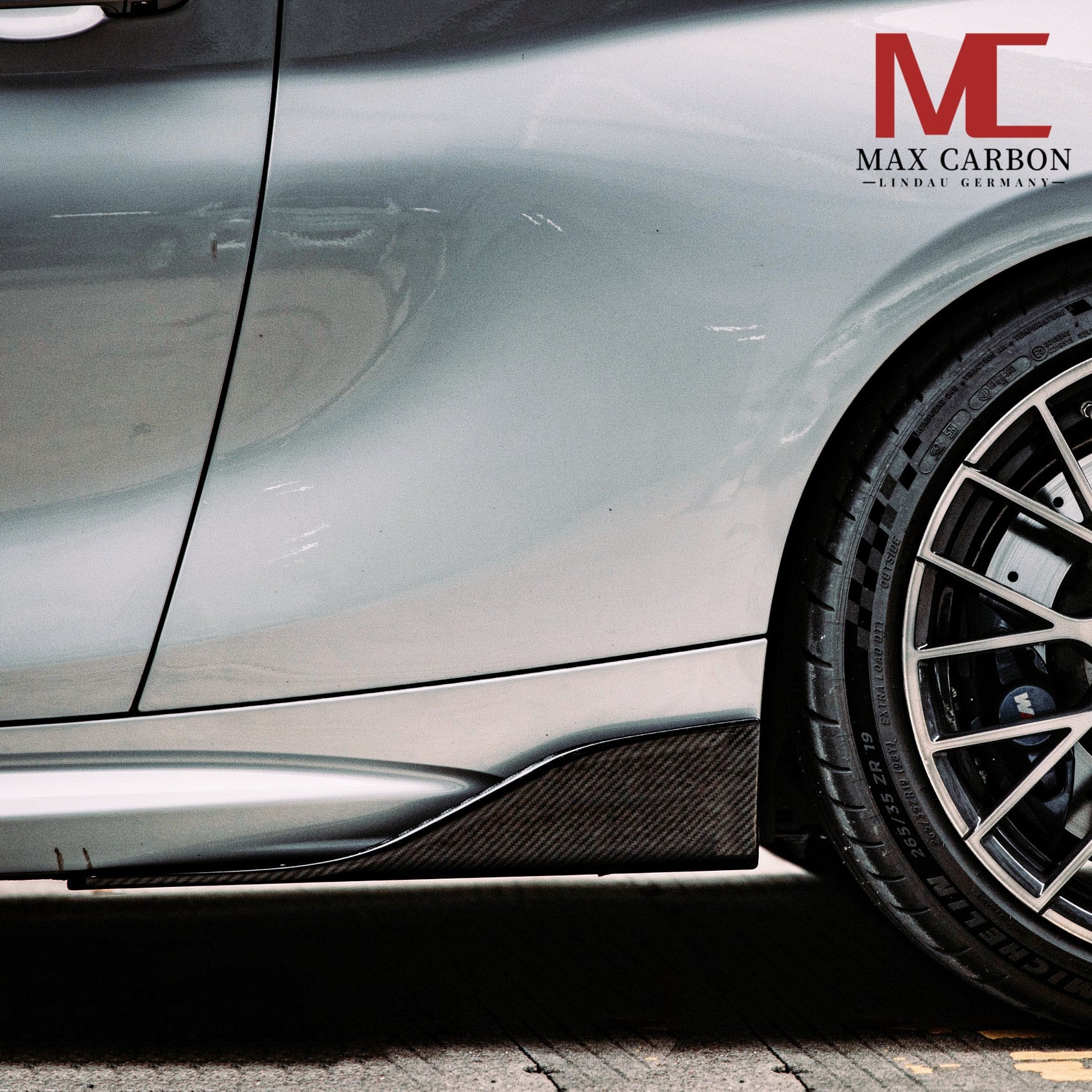 Dry Carbon Seitenschweller für BMW M2 F87 / M2 F87 Competition / M2CS F87 / 2er F22 F23