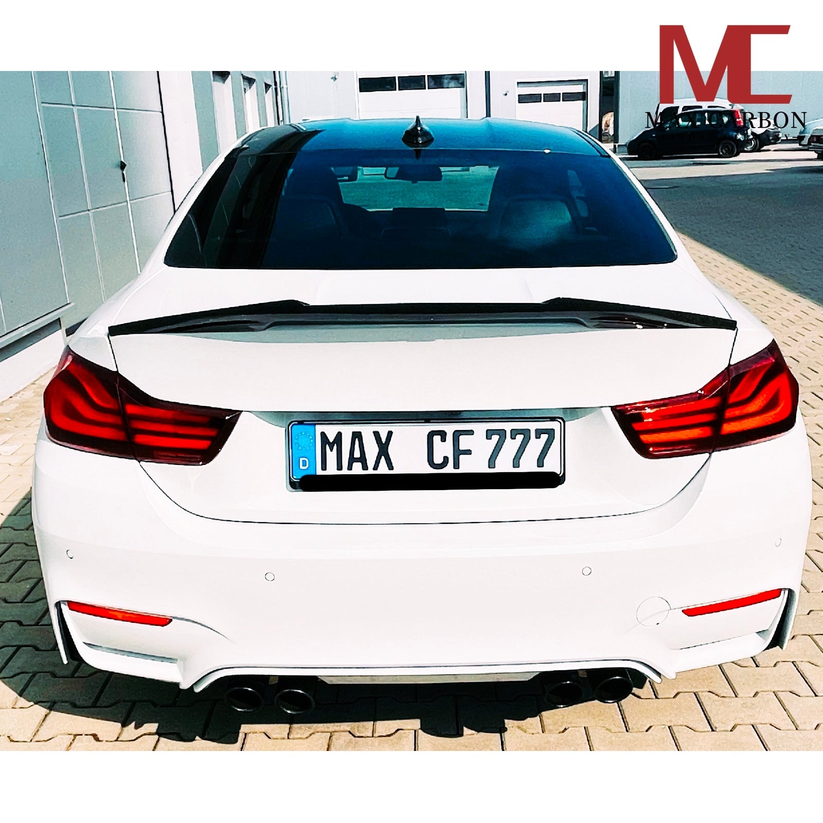 Dry Carbon Heckspoiler "Ducktail" passend für BMW 4er F32