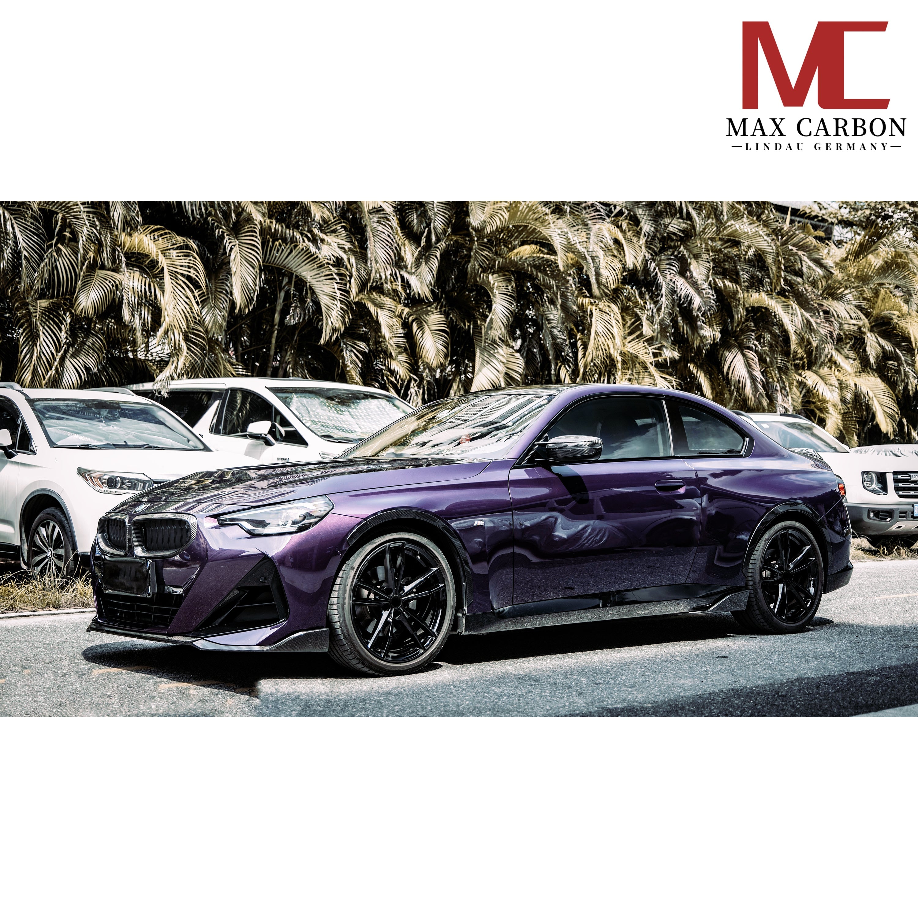 Dry-Carbon Kotflügel-Verbreiterung passend für BMW 2er G42 M240i – breiterer Stand