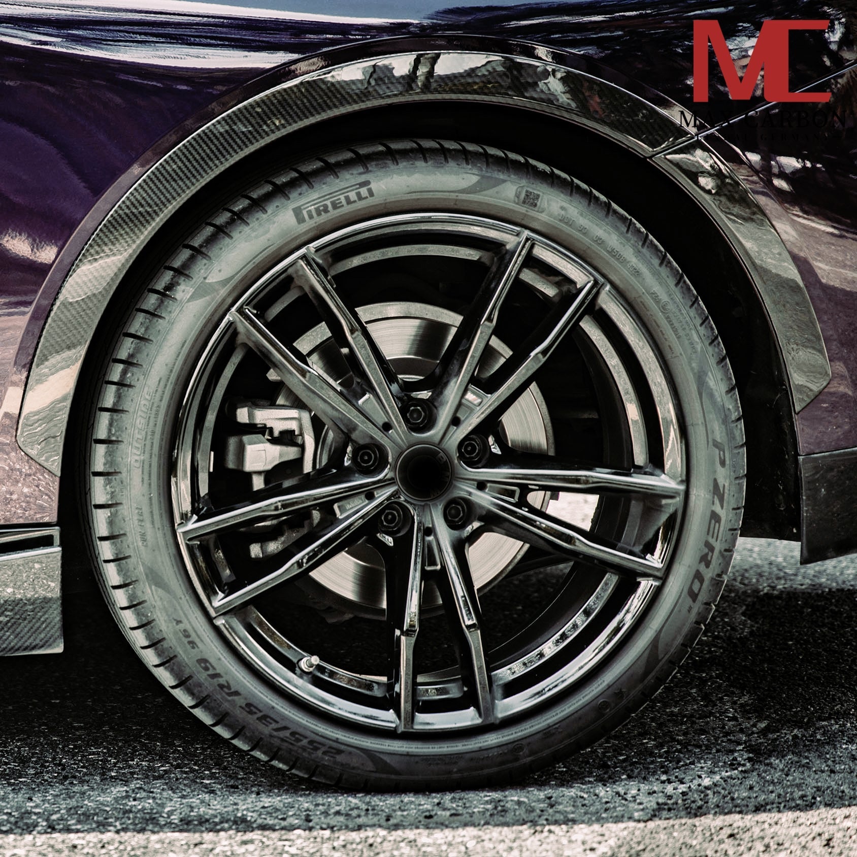 Dry-Carbon Kotflügel-Verbreiterung passend für BMW 2er G42 M240i – breiterer Stand