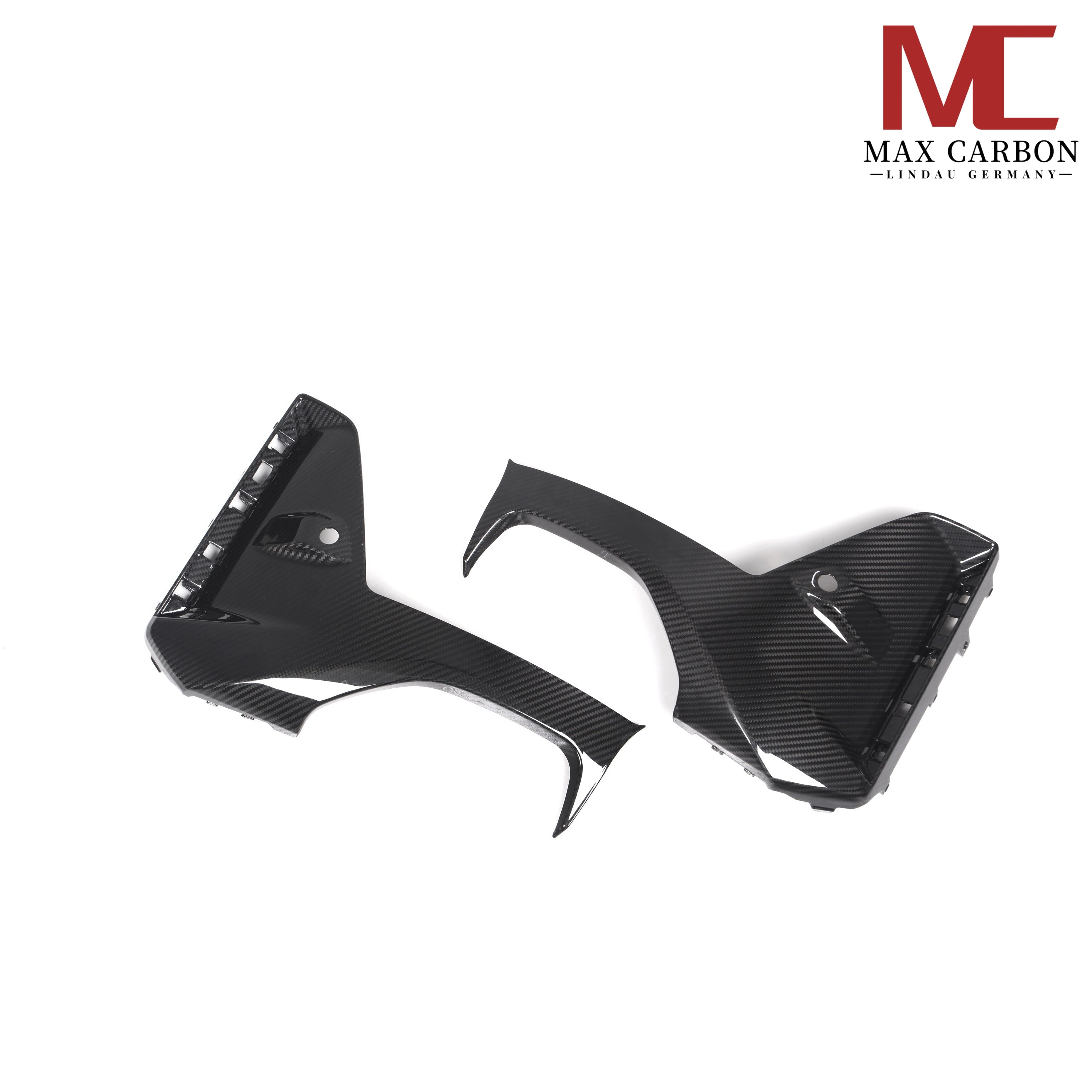 Dry-Carbon Heckdiffusor passend für BMW 3er G20 G21 LCI 330i EU-Version – Heckabschluss in Sichtcarbon