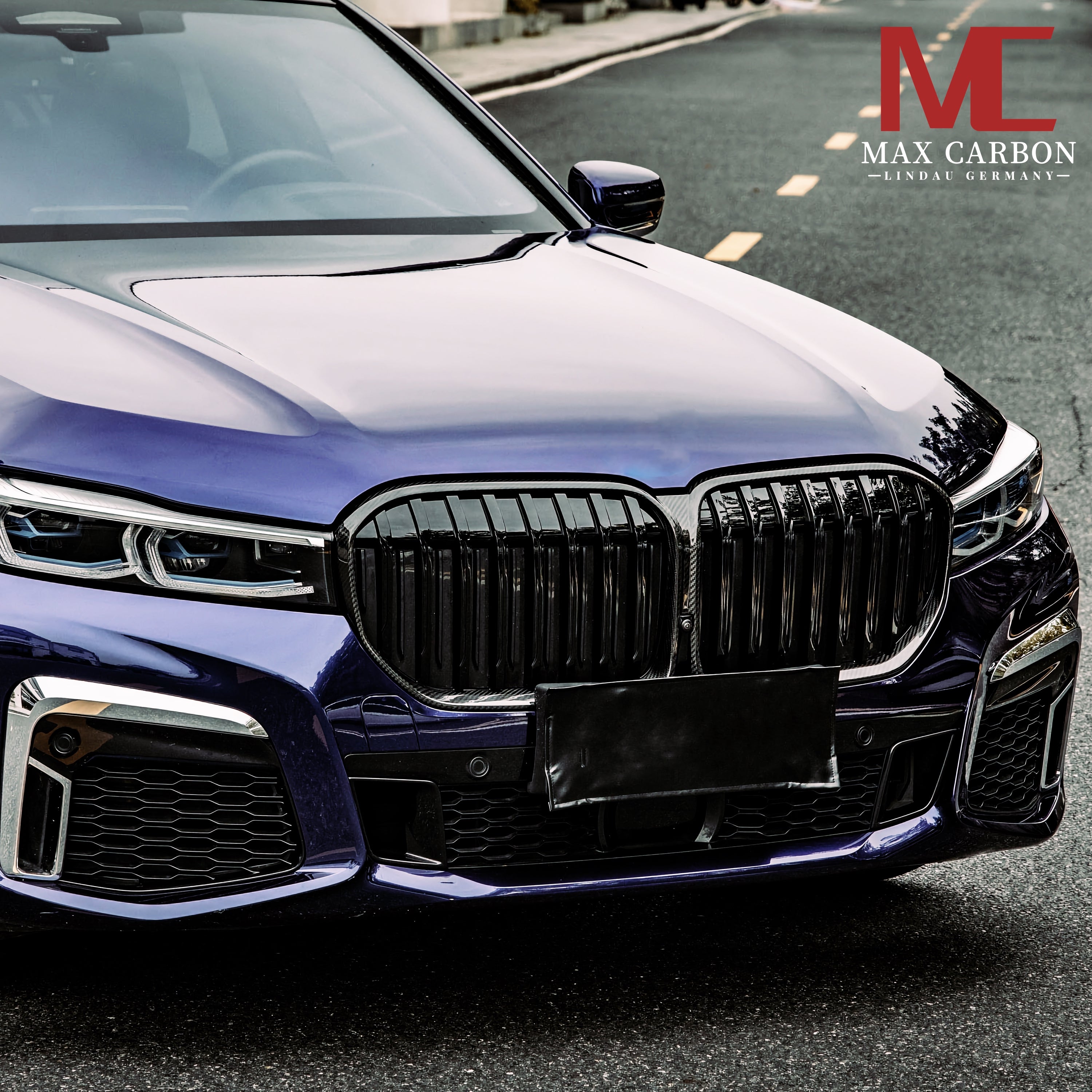 Dry Carbon Kühlergrill Nieren passend für BMW 7er G11 G12