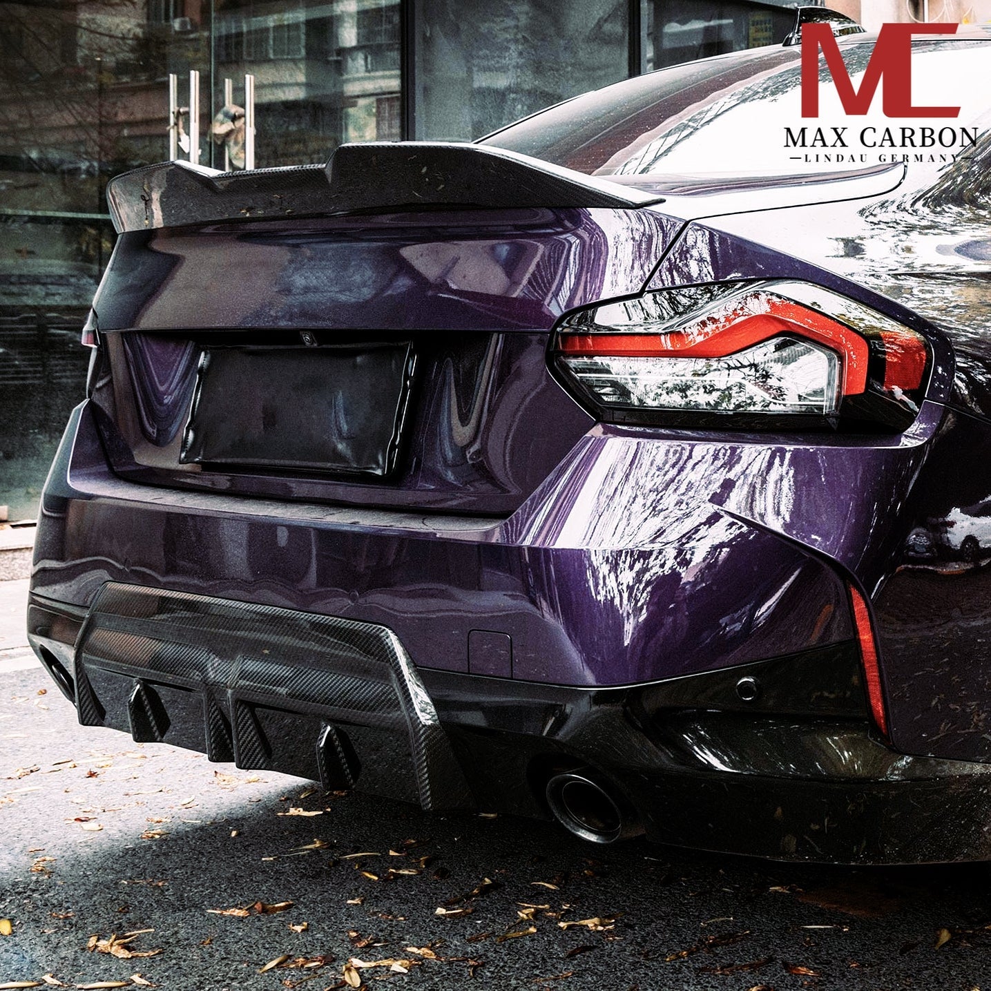 Dry-Carbon Heckdiffusor passend für BMW 2er G42 M240i – Performance-Look fürs Heck
