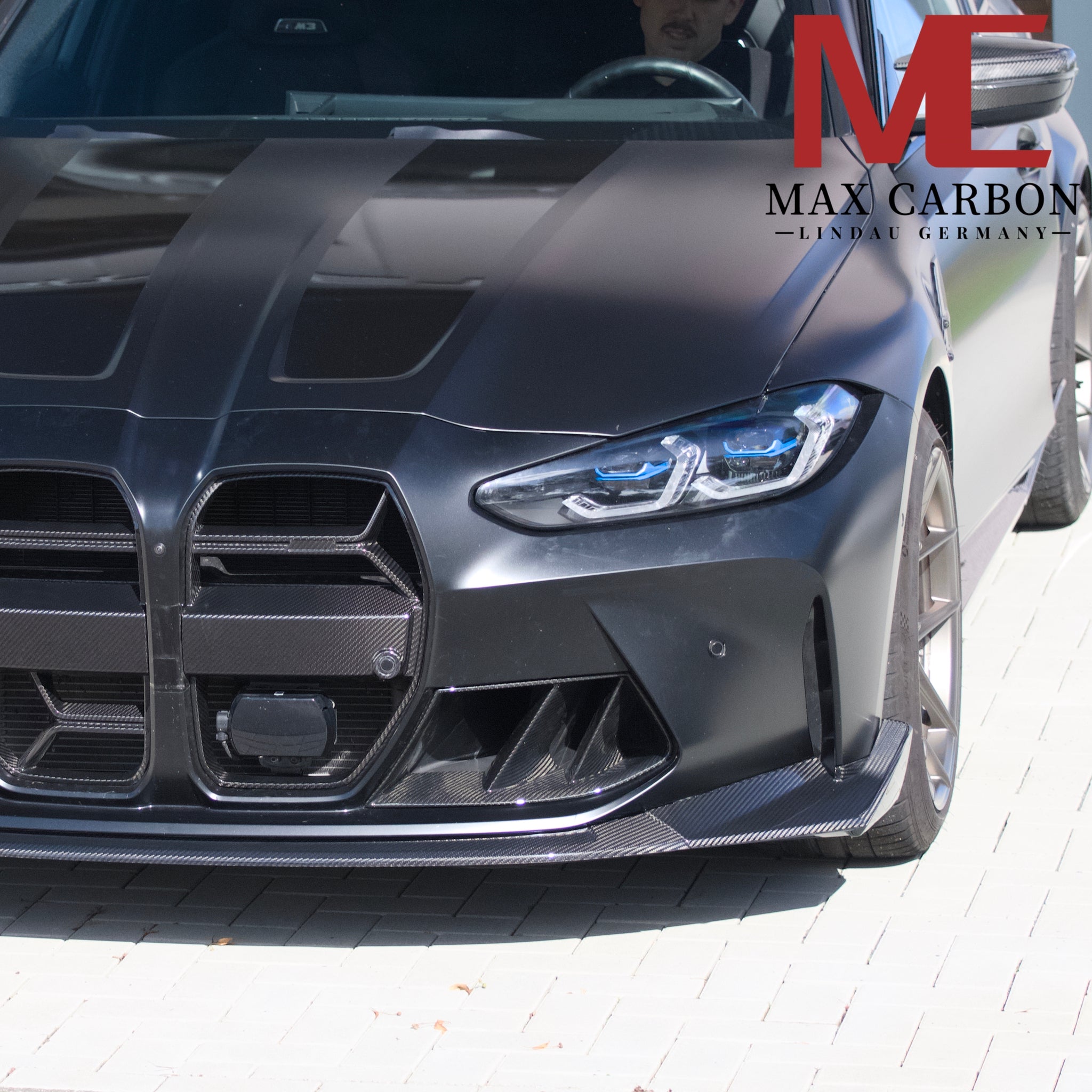 Carbon Kühlergrill-Nieren passend für BMW M3 G80/G81 und M4 G82/G83, Echtcarbon - Getsdowned