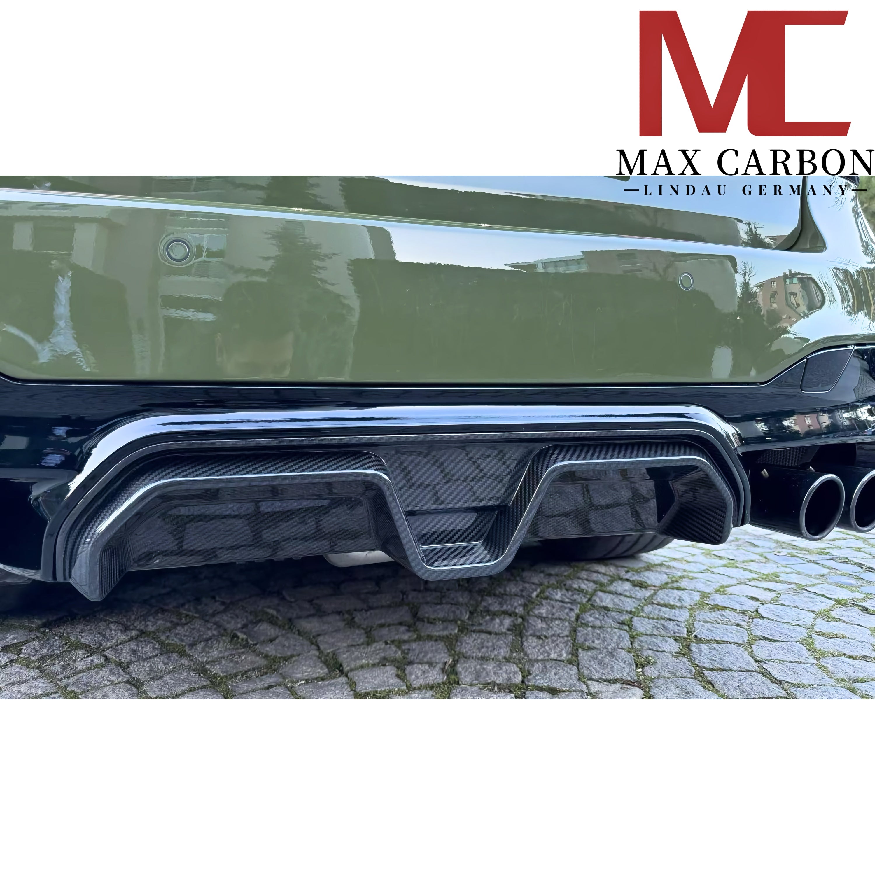 Dry-Carbon Heckdiffusor passend für BMW M5 F90 – Aggressive Heck-Performance