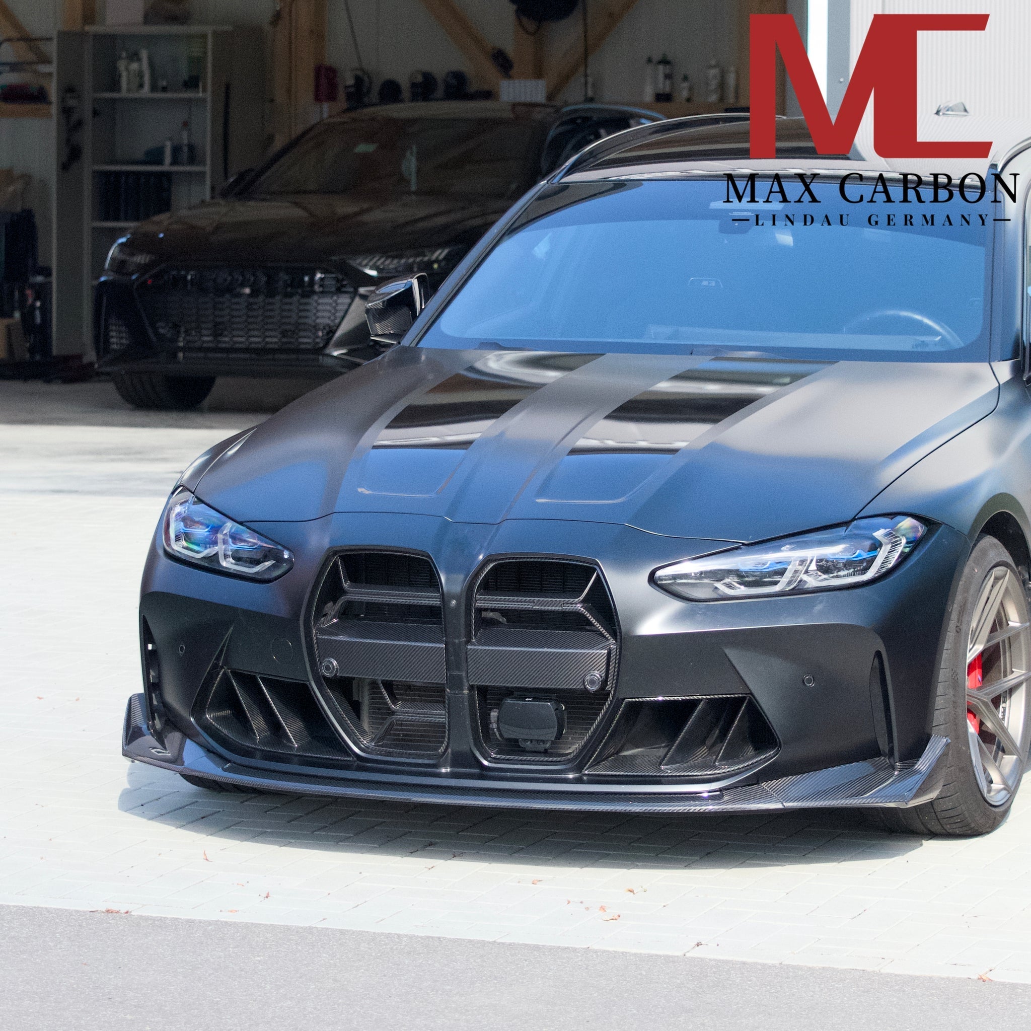 Carbon Kühlergrill-Nieren passend für BMW M3 G80/G81 und M4 G82/G83, Echtcarbon - Getsdowned