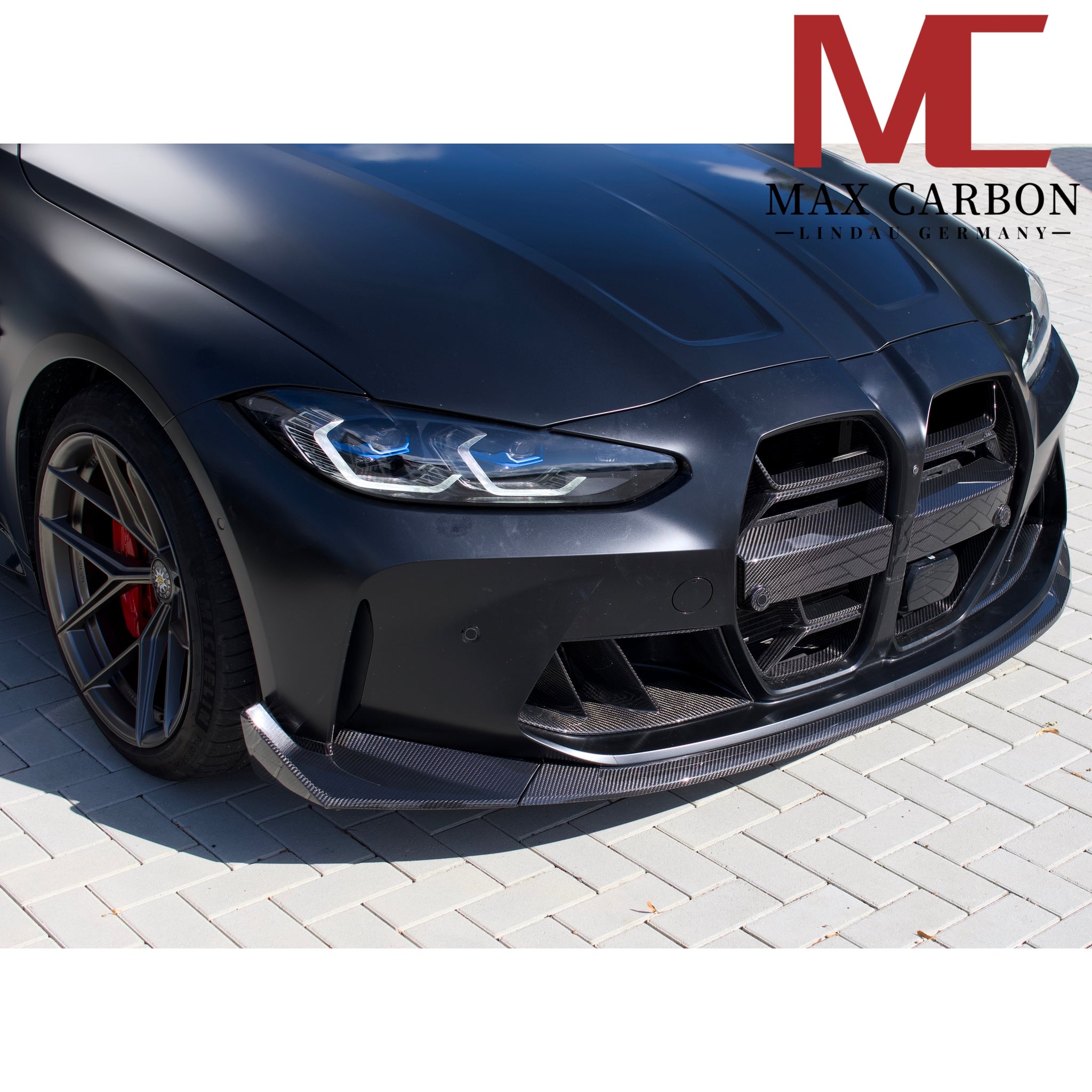 Carbon Kühlergrill-Nieren passend für BMW M3 G80/G81 und M4 G82/G83, Echtcarbon - Getsdowned