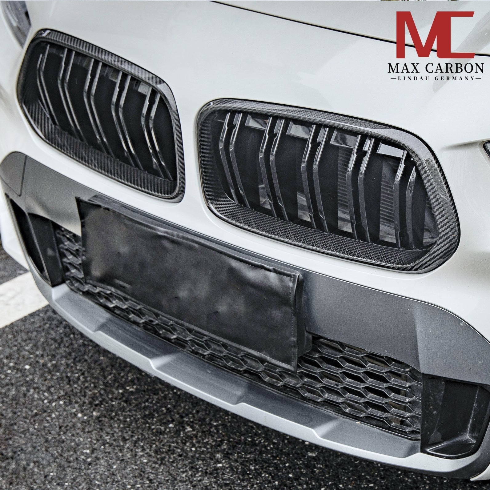 Dry Carbon Kühlergrill Nieren Gitter für BMW X2 F39