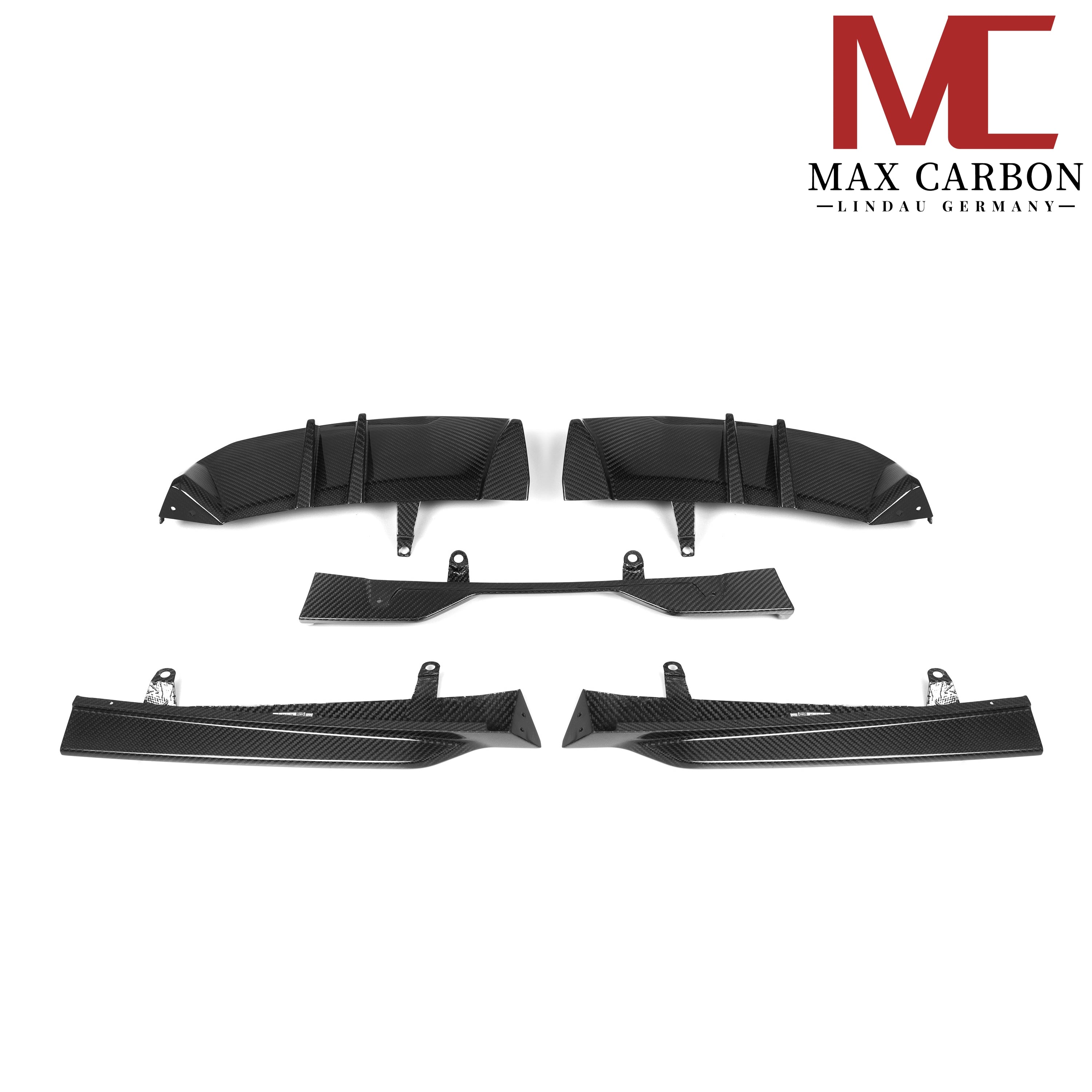 Carbon Heckdiffusor passend für BMW 5er G60 / G61 mit M-Paket