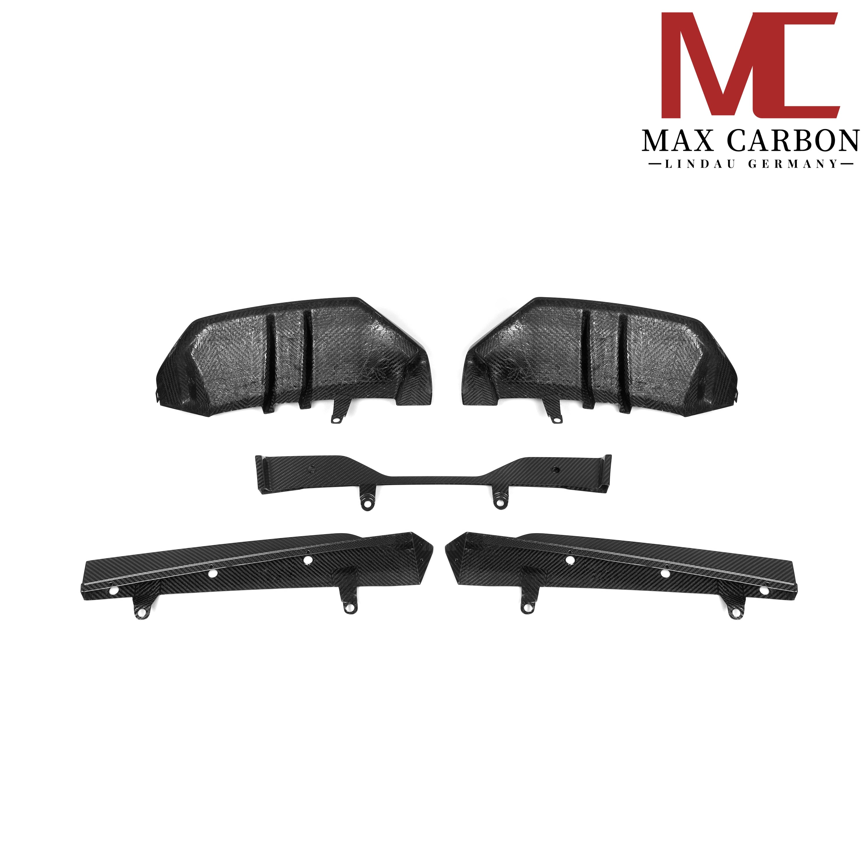 Carbon Heckdiffusor passend für BMW 5er G60 / G61 mit M-Paket