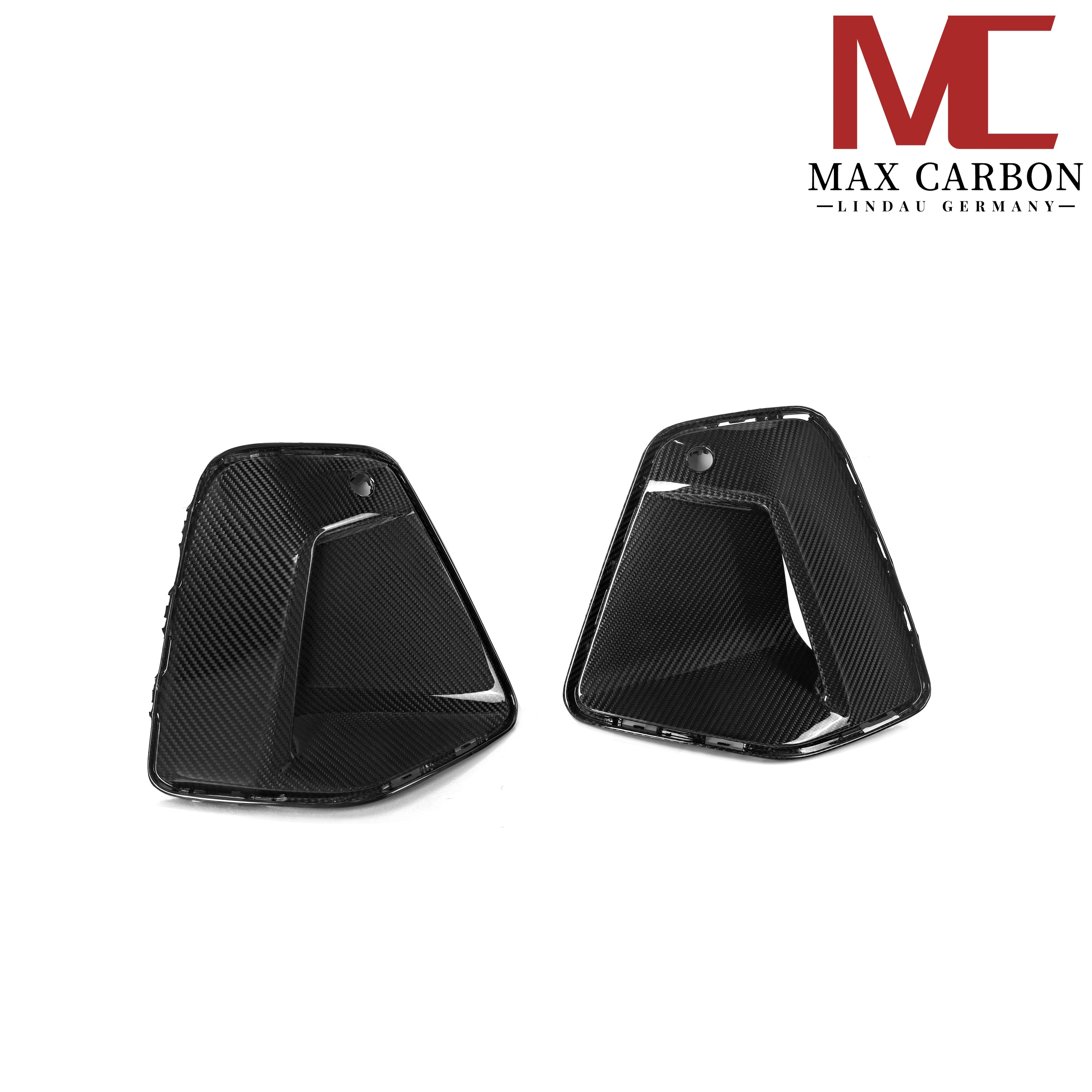 Dry-Carbon Lufteinlässe passend für BMW 5er G60 / G61 mit M-Paket – Front-Akzente in Echtcarbon