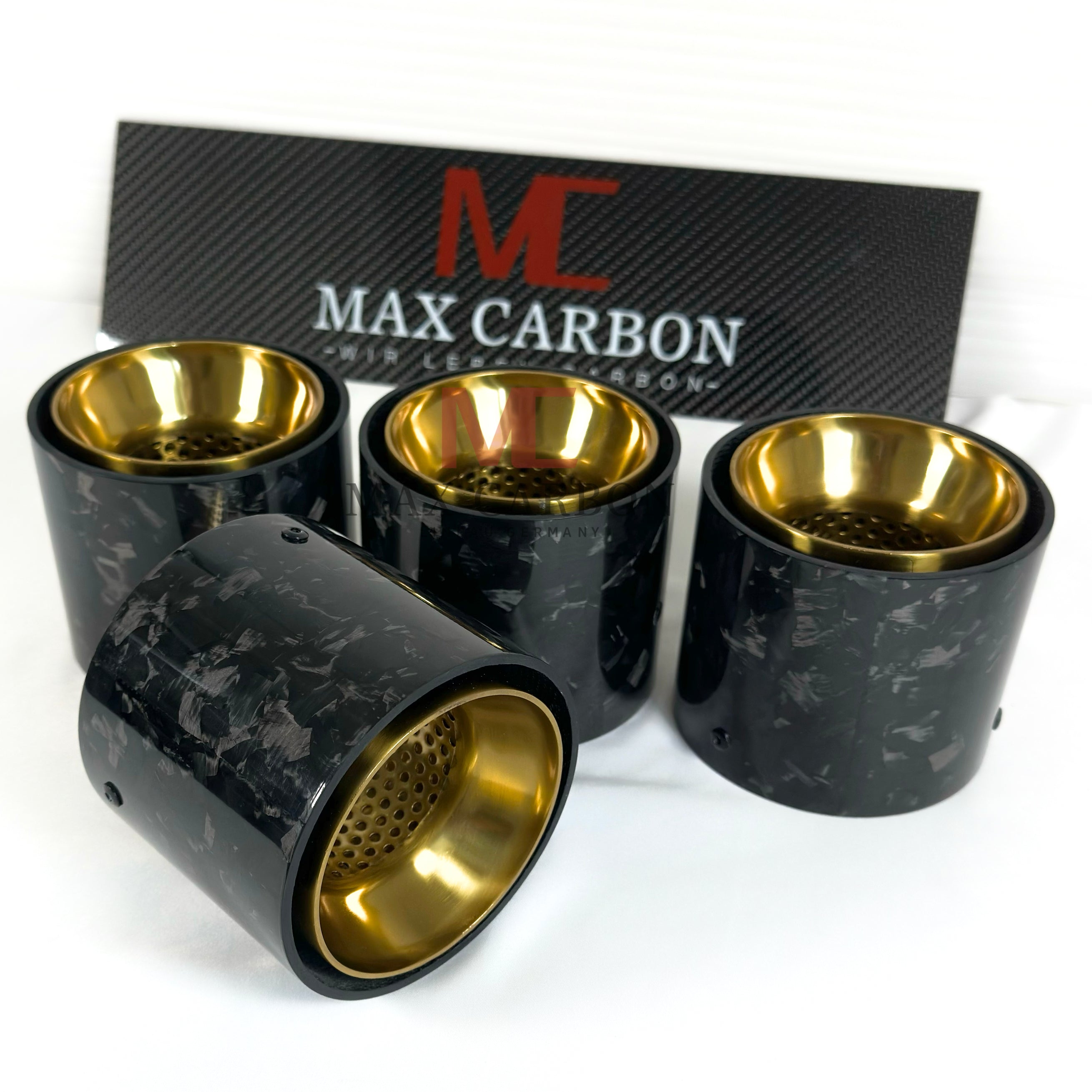 Forged Carbon Endrohrblenden für BMW M2 G87 / M3 G80 G81 / M4 G82 G83