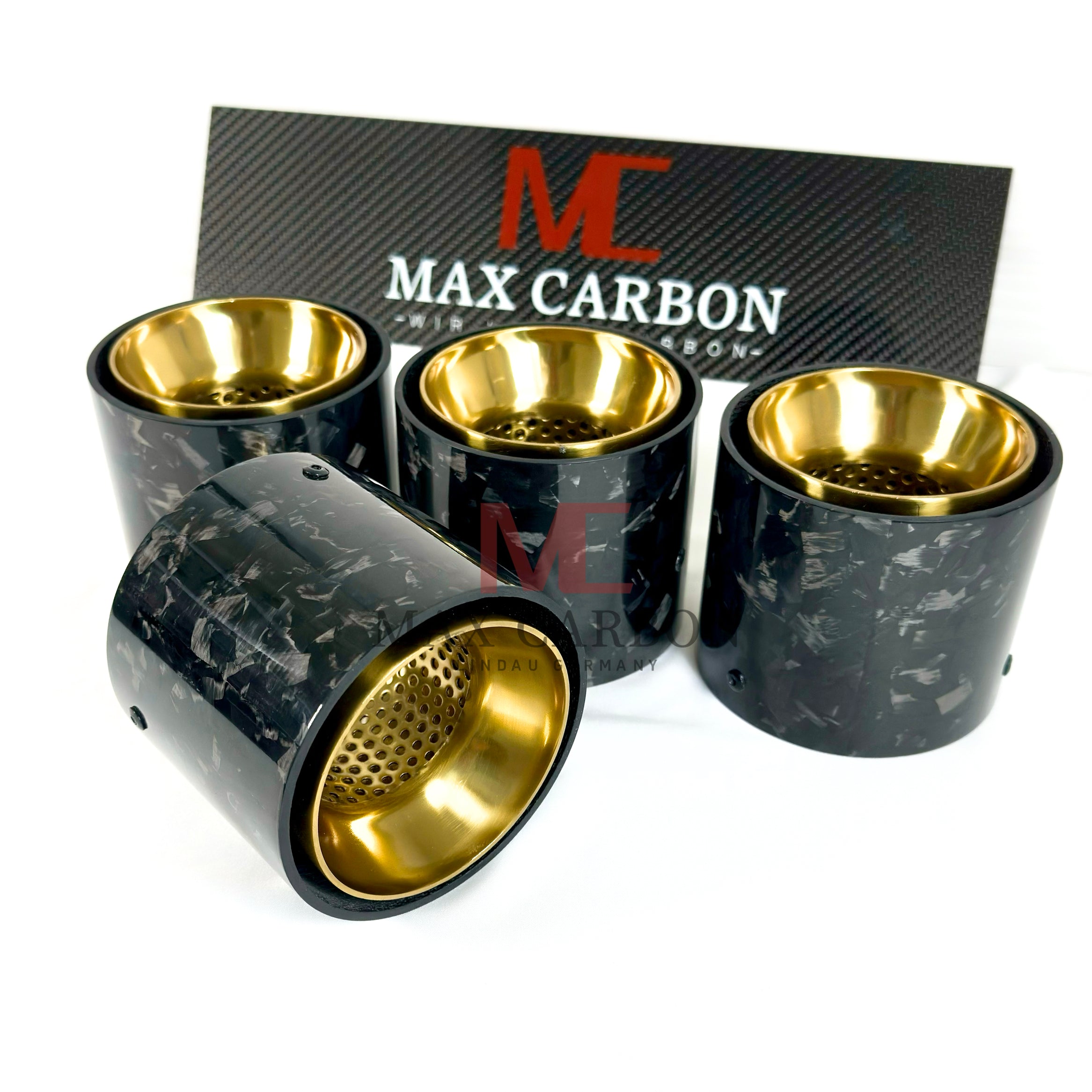 Forged Carbon Endrohrblenden für BMW M2 G87 / M3 G80 G81 / M4 G82 G83