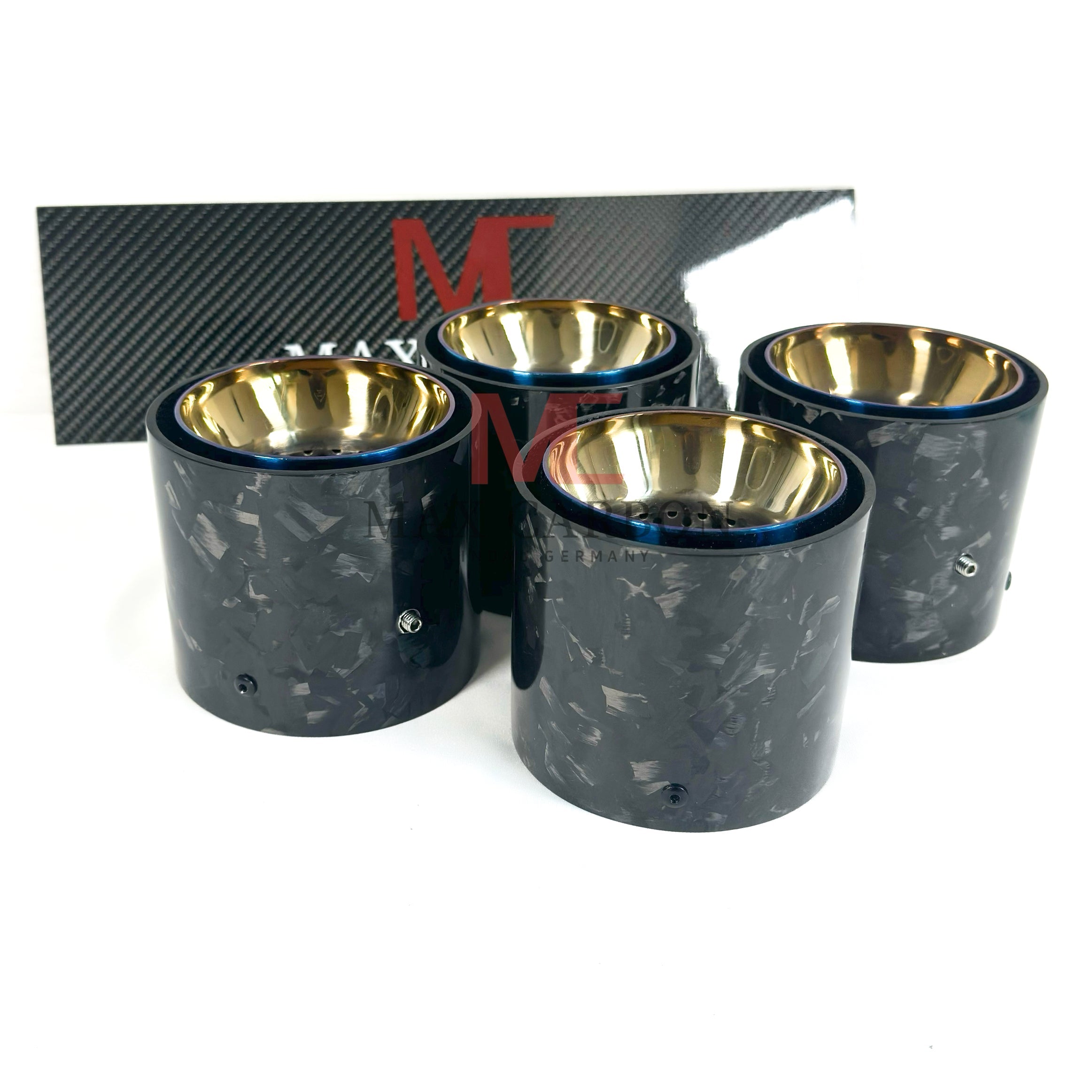 Forged Carbon Endrohrblenden für BMW M2 G87 / M3 G80 G81 / M4 G82 G83