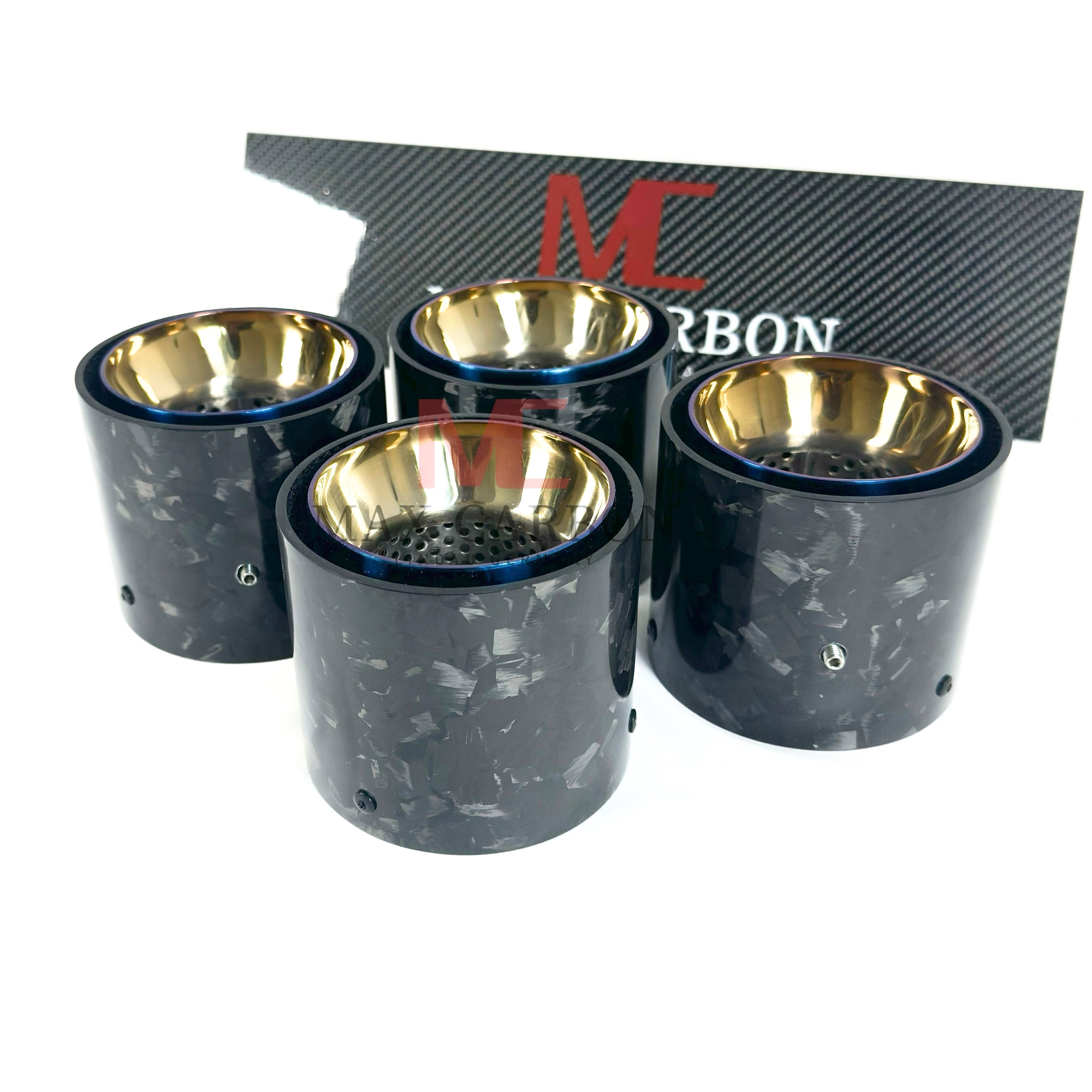 Forged Carbon Endrohrblenden für BMW M2 G87 / M3 G80 G81 / M4 G82 G83