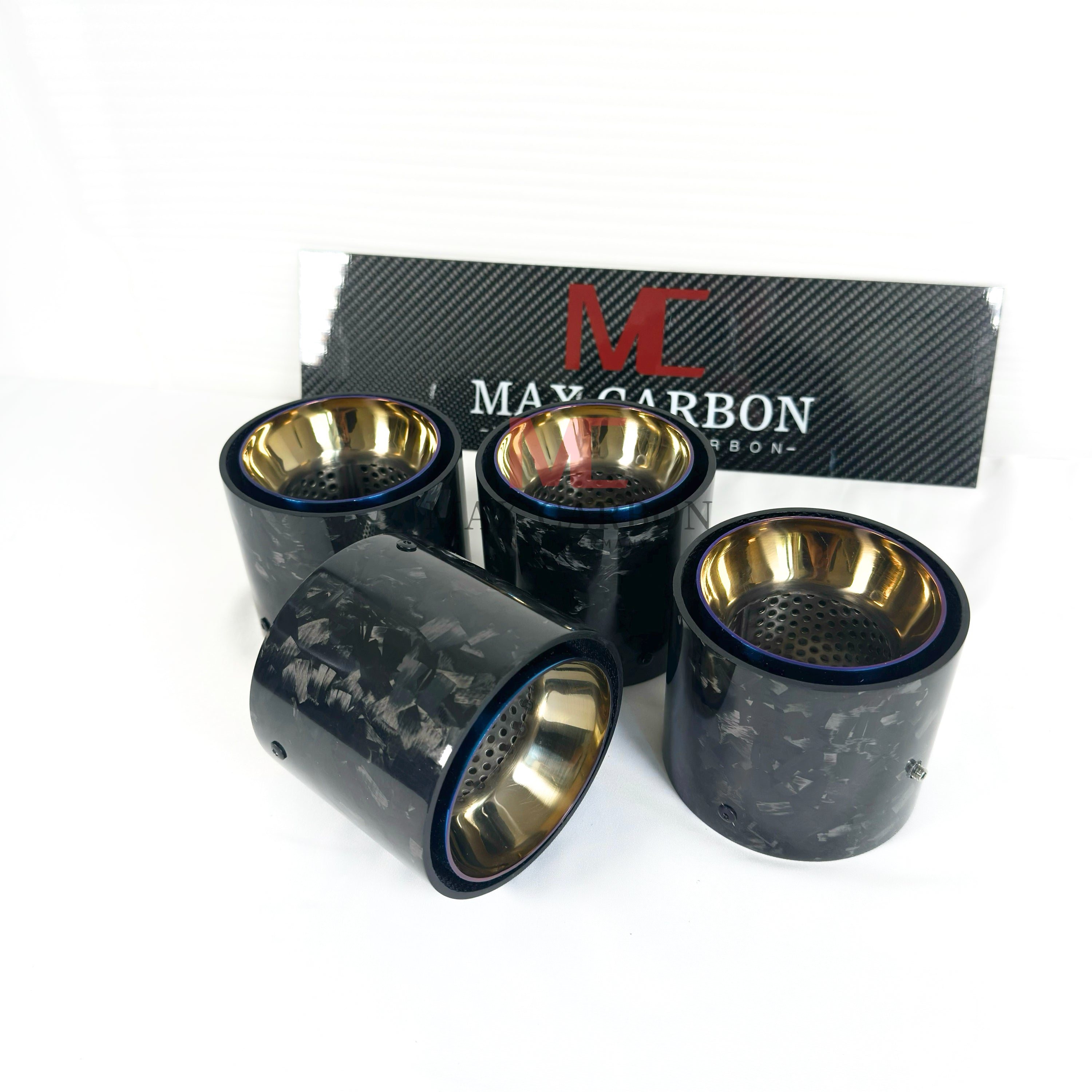 Forged Carbon Endrohrblenden für BMW M2 G87 / M3 G80 G81 / M4 G82 G83