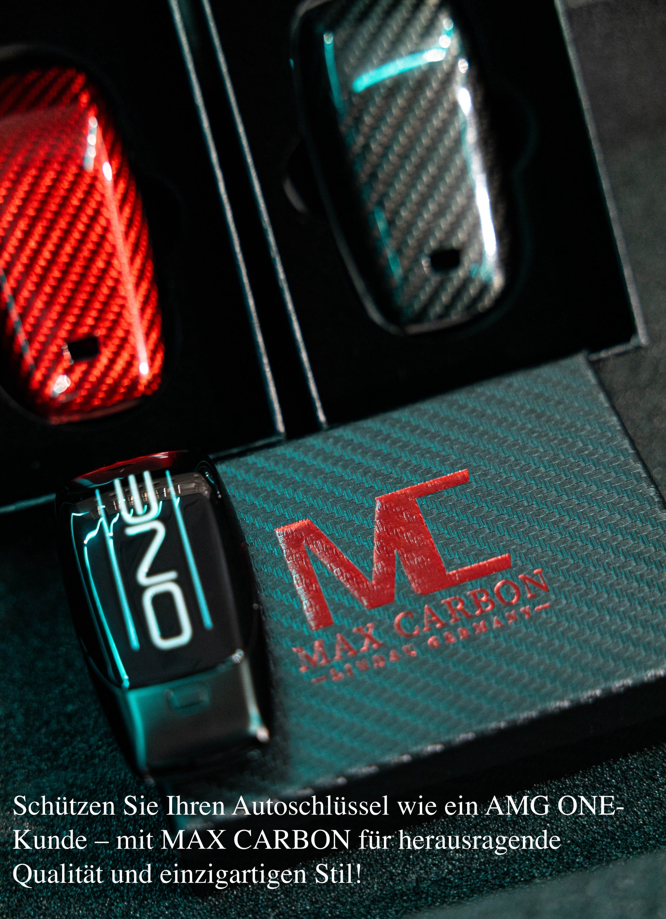 Premium Carbon Schlüssel Cover für Porsche 992 / Cayenne / Macan / Panamera / 718 Cayman / Boxster / Taycan