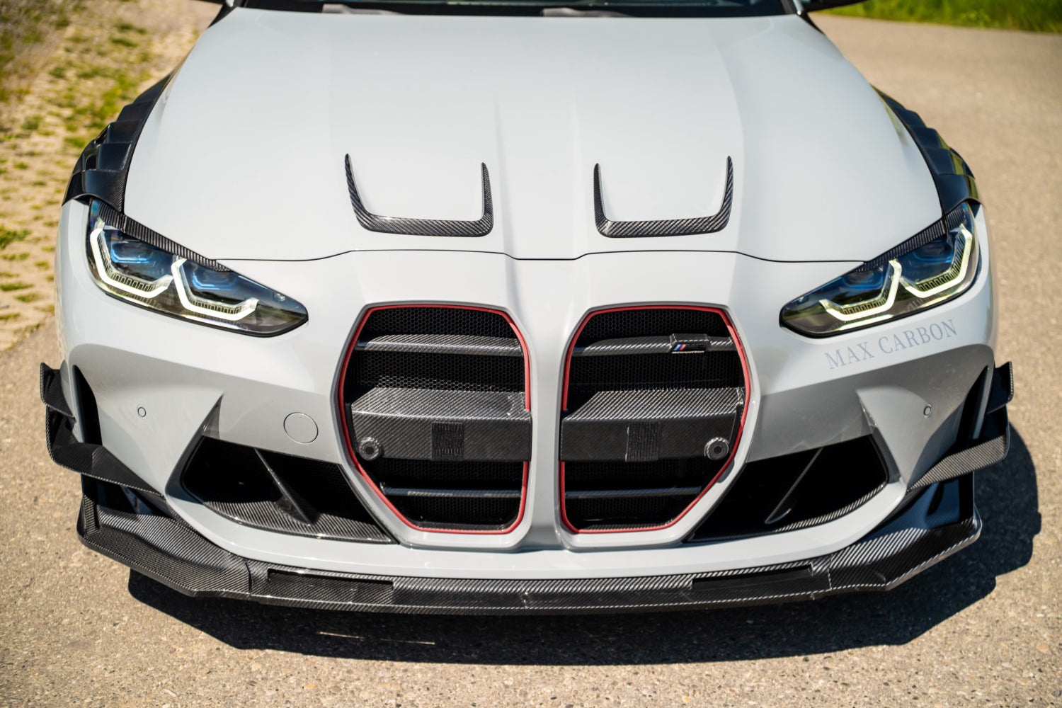 Carbon Frontlippe OEM-Style passend für BMW M3/M4 G80-G83 (TTG)
