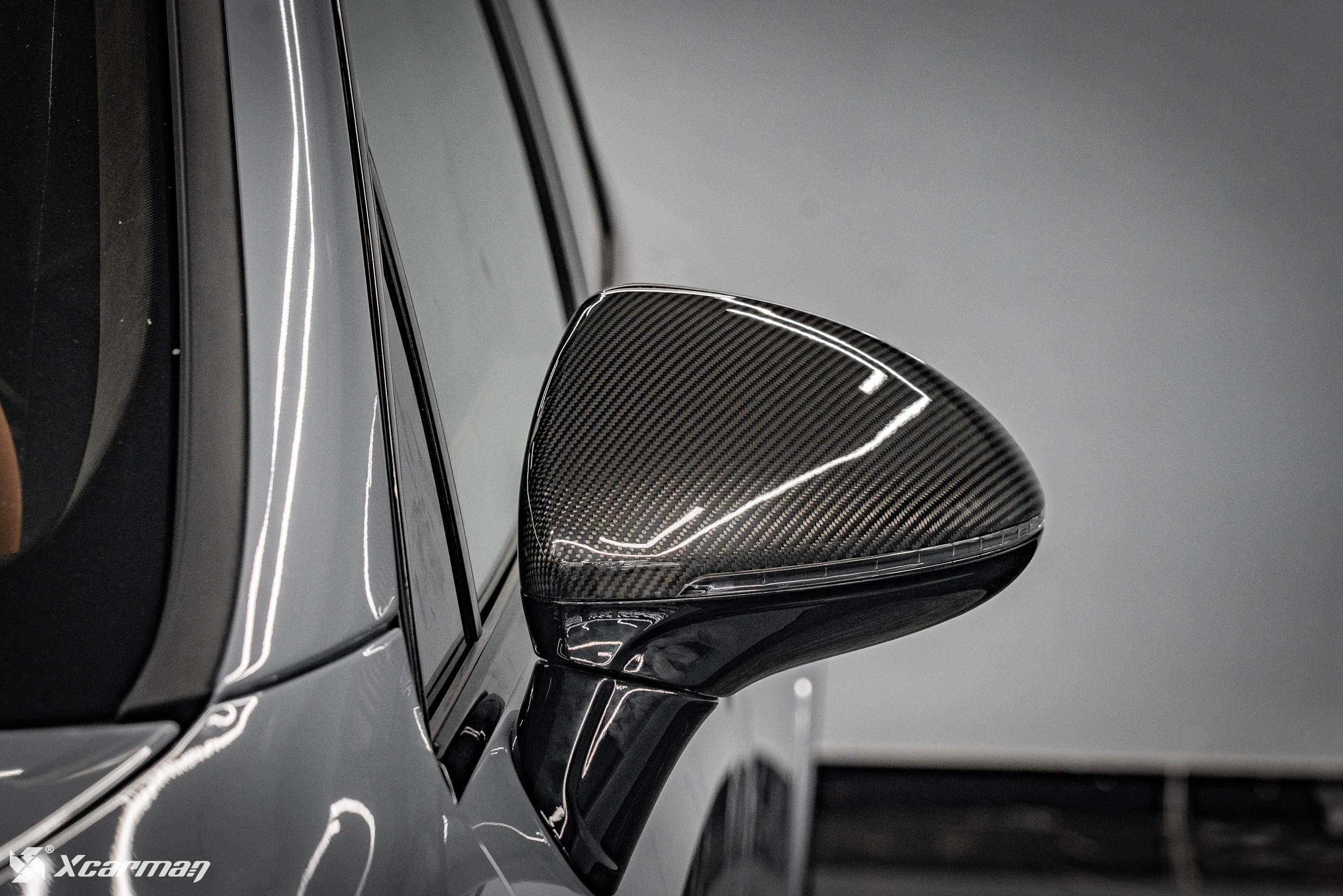 Dry-Carbon Spiegelkappen passend für Porsche Cayenne 958.2 (92A) – mit/ohne Spurhalteassistent