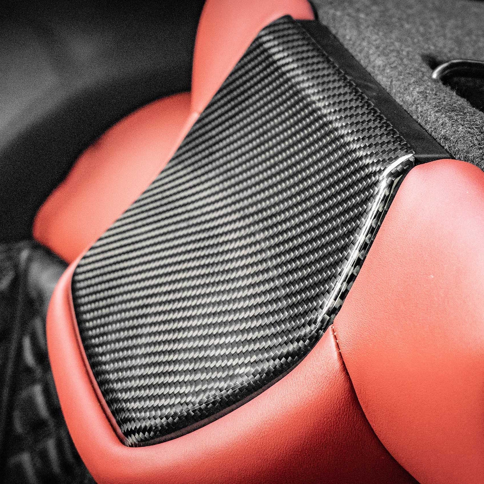 Dry Carbon Sitz Cover für BMW M2 F87 + Competition / M3 F80 / M4 F82 F83