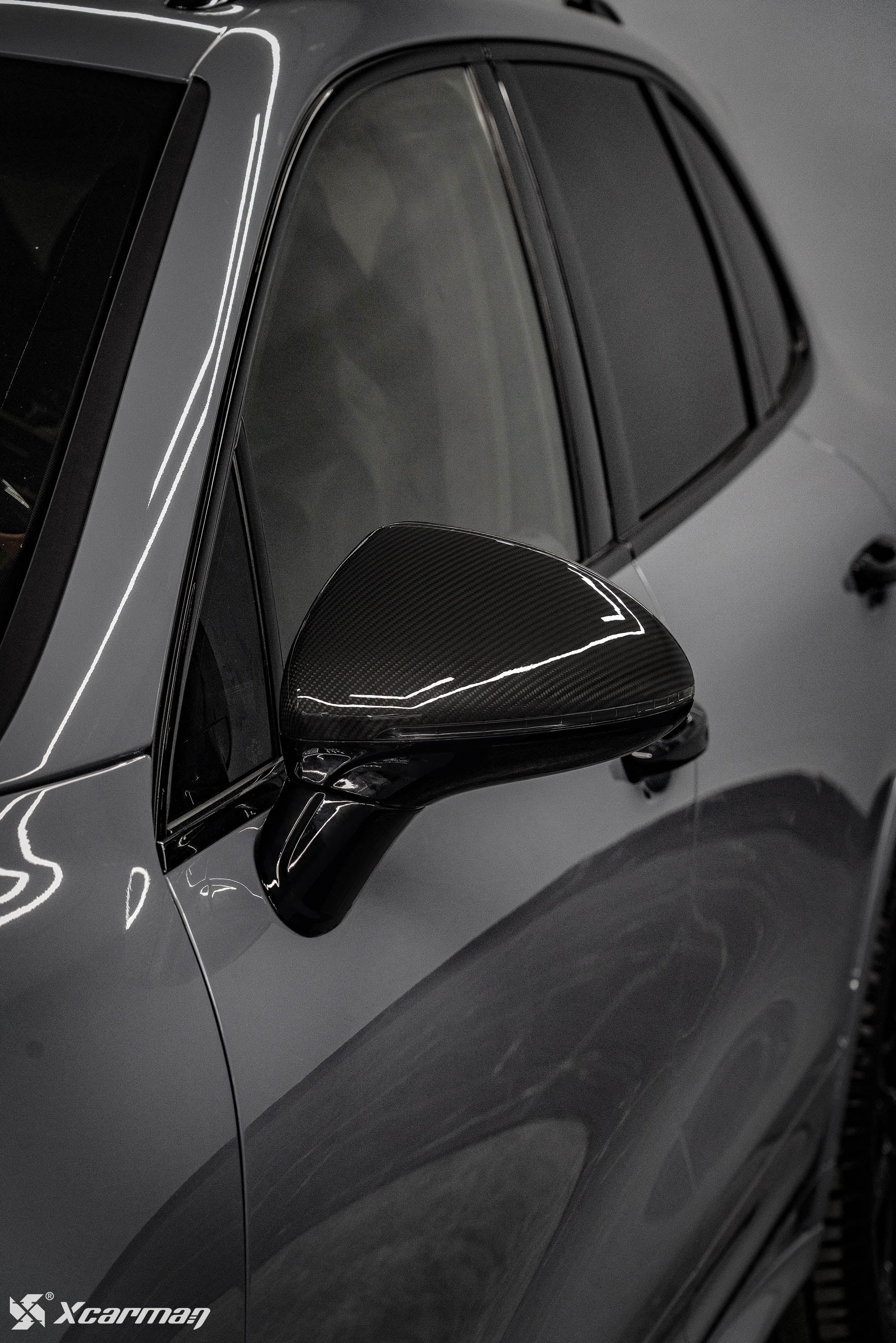 Dry-Carbon Spiegelkappen passend für Porsche Cayenne 958.2 (92A) – mit/ohne Spurhalteassistent