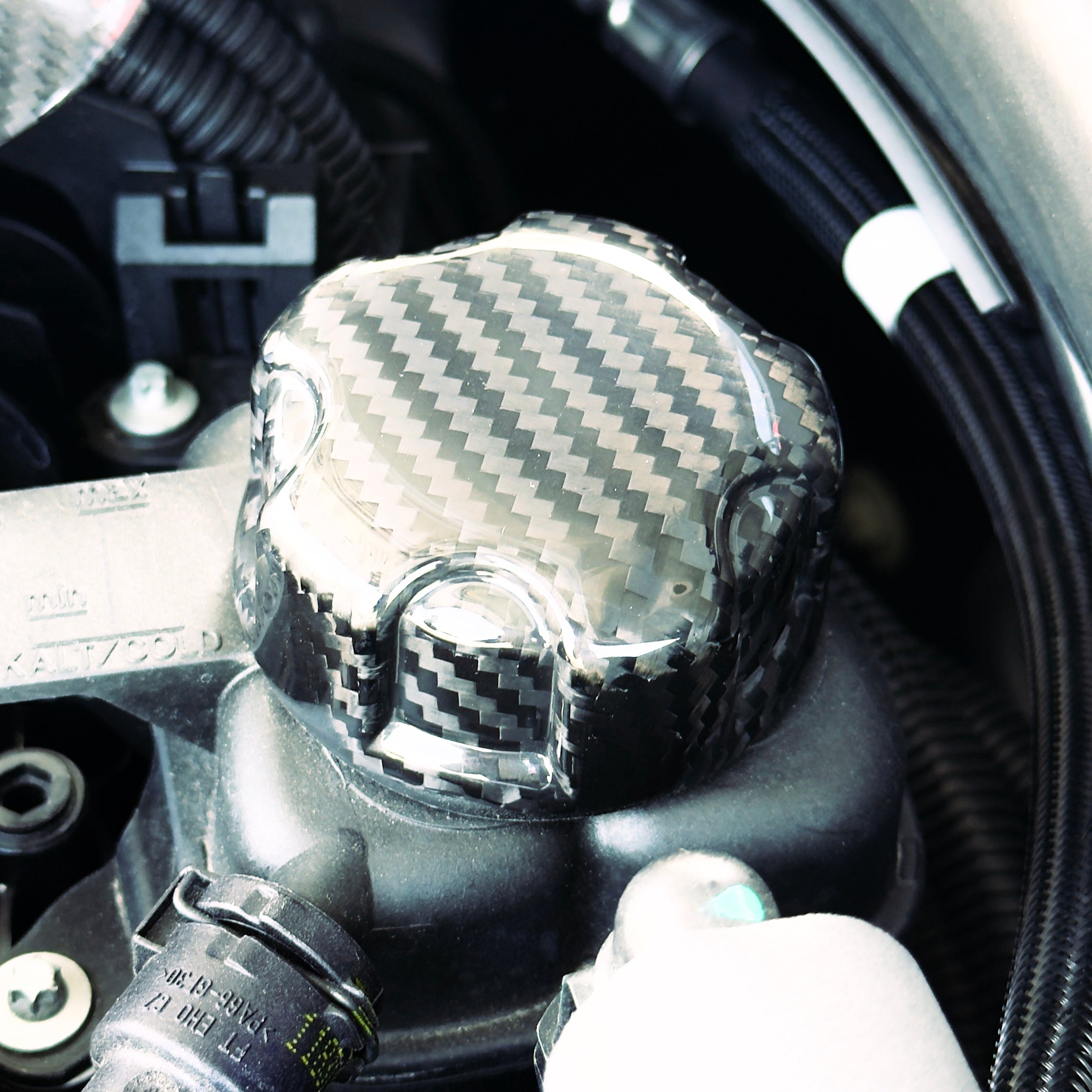 Dry-Carbon Deckel Set (Öl / Wasser / Klima) passend für BMW M2 G87 / M3 G80 / G81 / M4 G82 / G83 / X3M F97 / X4M F98 – Engine Details