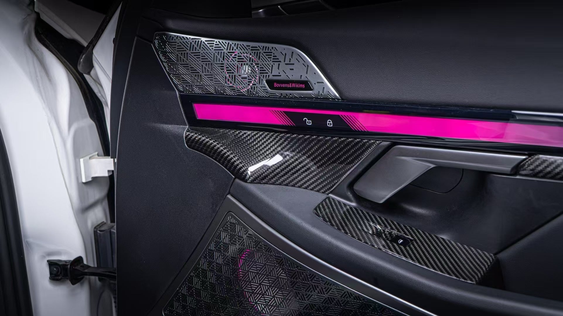 Dry Carbon Mittelkonsolen KIT passend für BMW 5er G60 G61 / M5 G90 G99