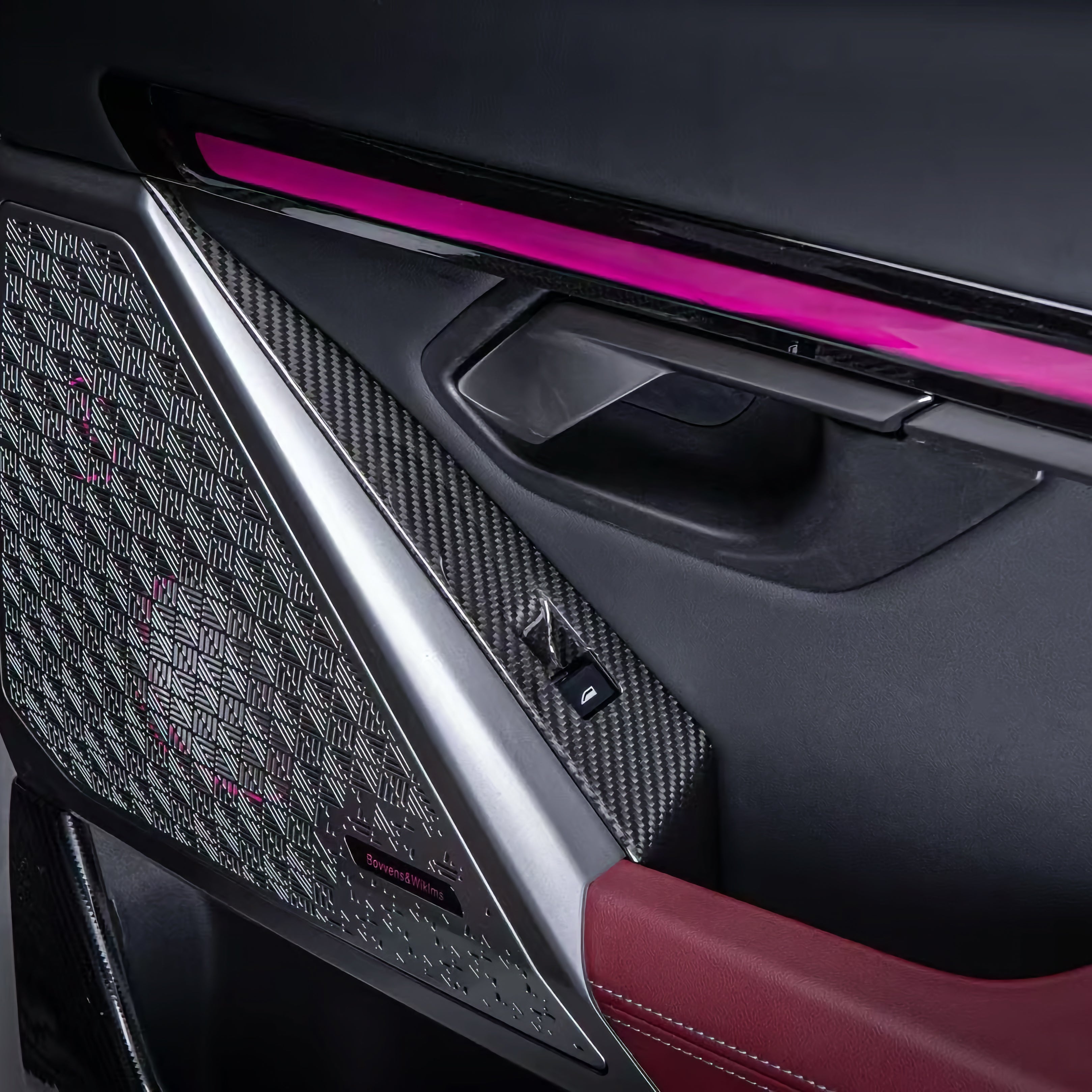 Dry Carbon Mittelkonsolen KIT passend für BMW 5er G60 G61 / M5 G90 G99