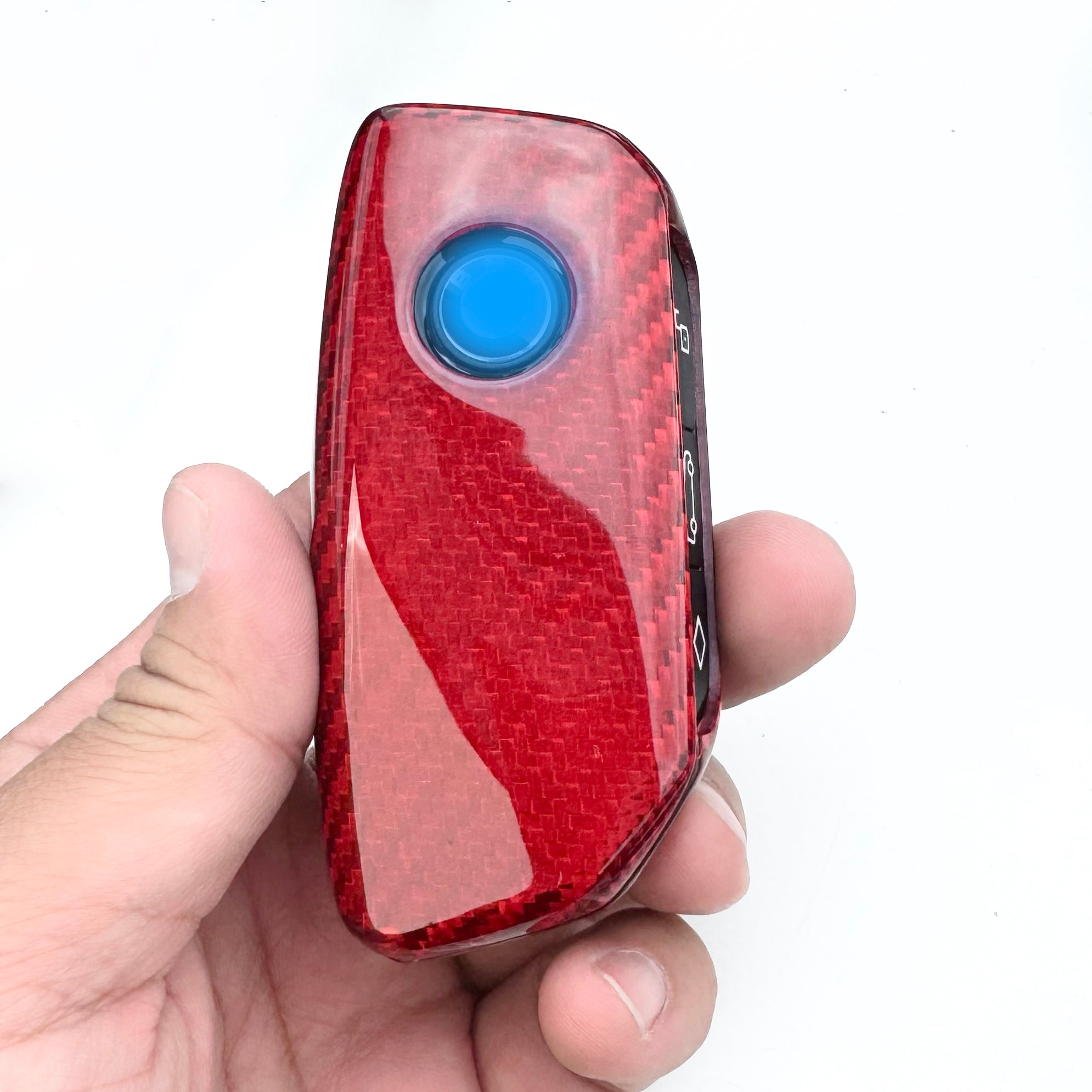 Dry Carbon Schlüssel Cover passend für BMW Schlüssel 5er G90 G99 X3 G45 X4 G46 X5 G05 X6 G06 X7 G07 LCI XM