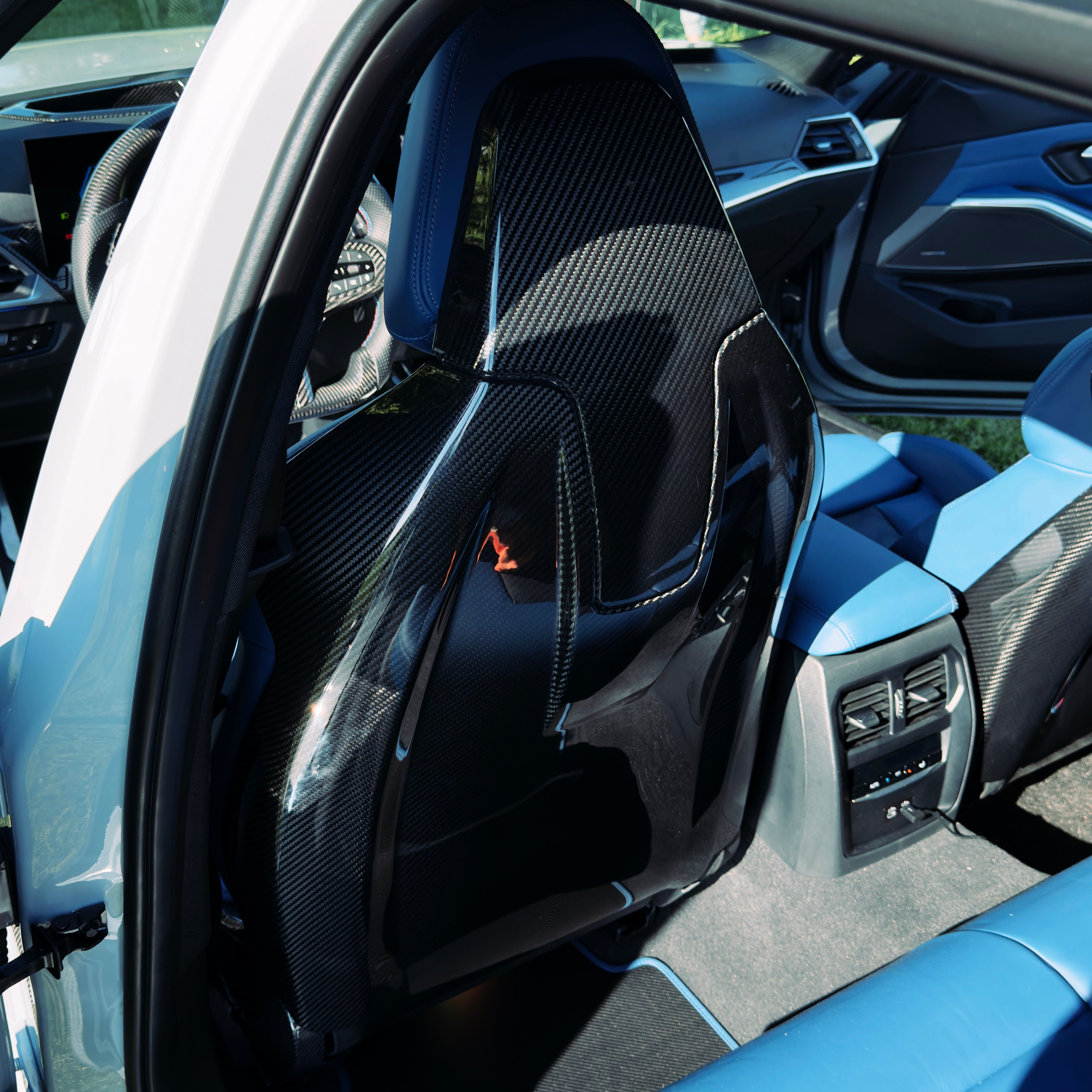 Dry Carbon Sitzcover Ersatz für BMW M3 G80 G81 / M8 F93 / X3M F97 / X4M F98 Satz