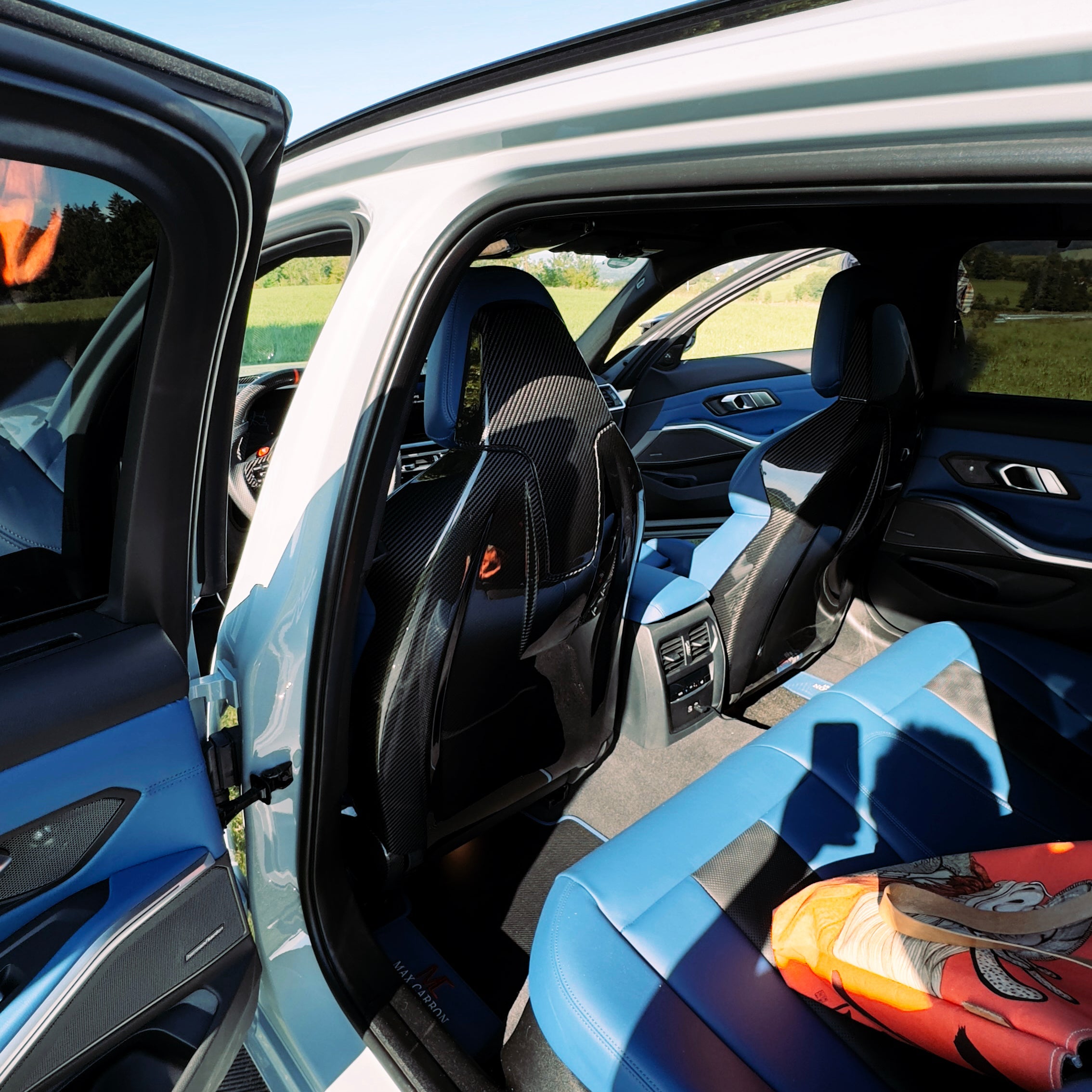 Dry Carbon Sitzcover Ersatz für BMW M3 G80 G81 / M8 F93 / X3M F97 / X4M F98 Satz