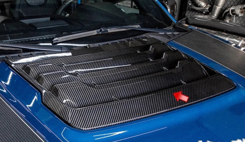 Carbon Fiber Motorhaubenabdeckung passend für Ford F150