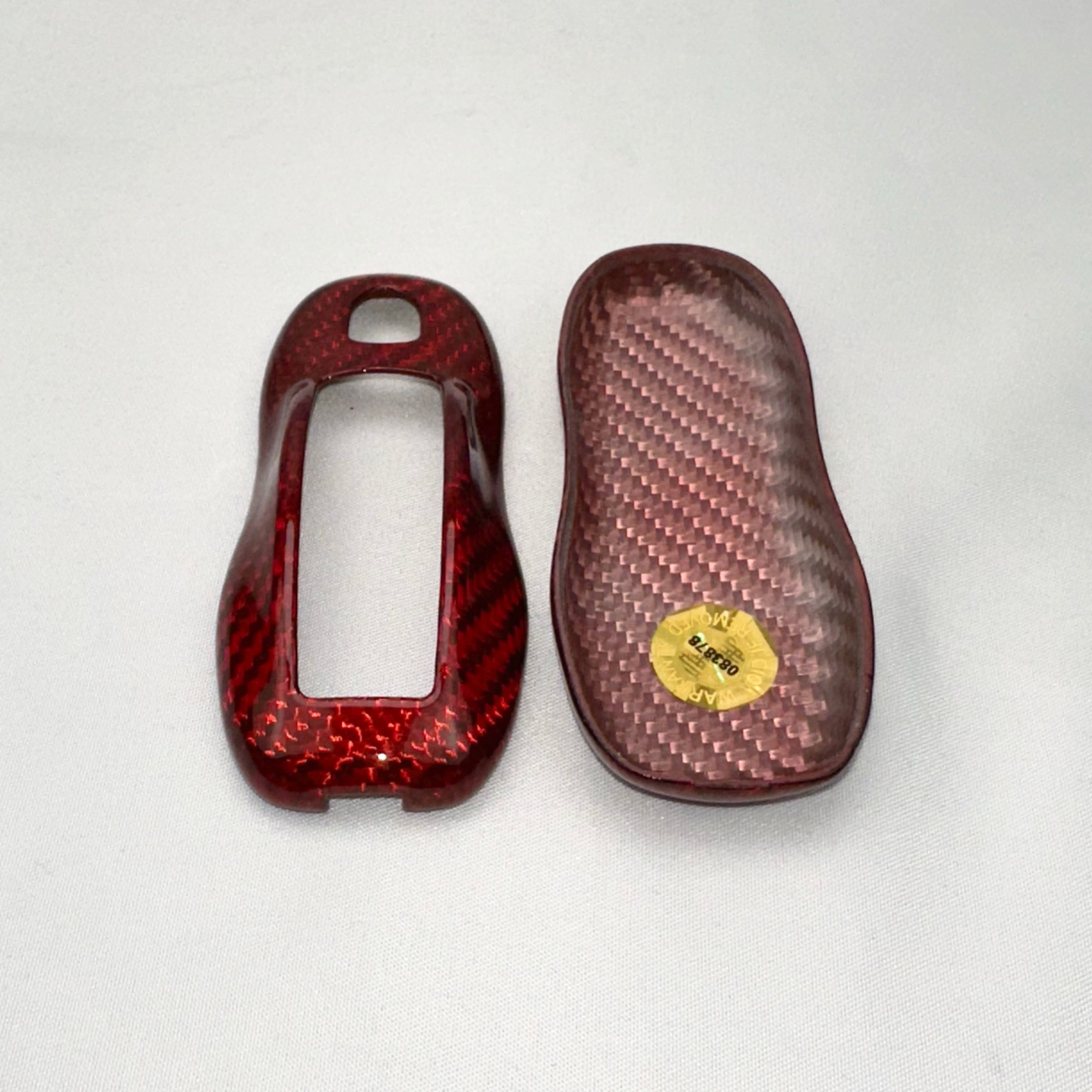 Premium Carbon Schlüssel Cover für Porsche 991 / Cayenne / Macan / 718 Cayman Boxster / Panamera