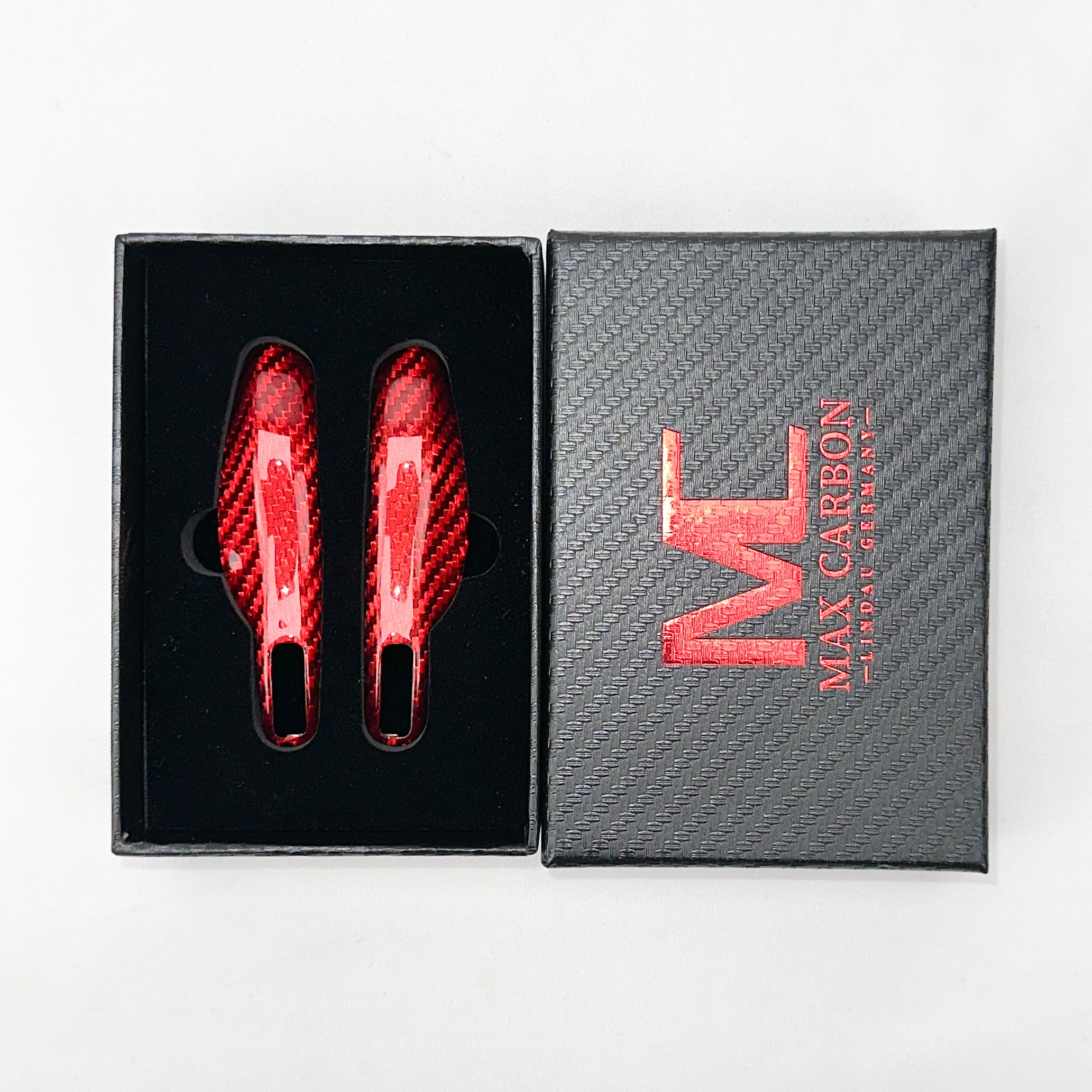 Premium Carbon Schlüssel Cover für Porsche 991 / Cayenne / Macan / 718 Cayman Boxster / Panamera