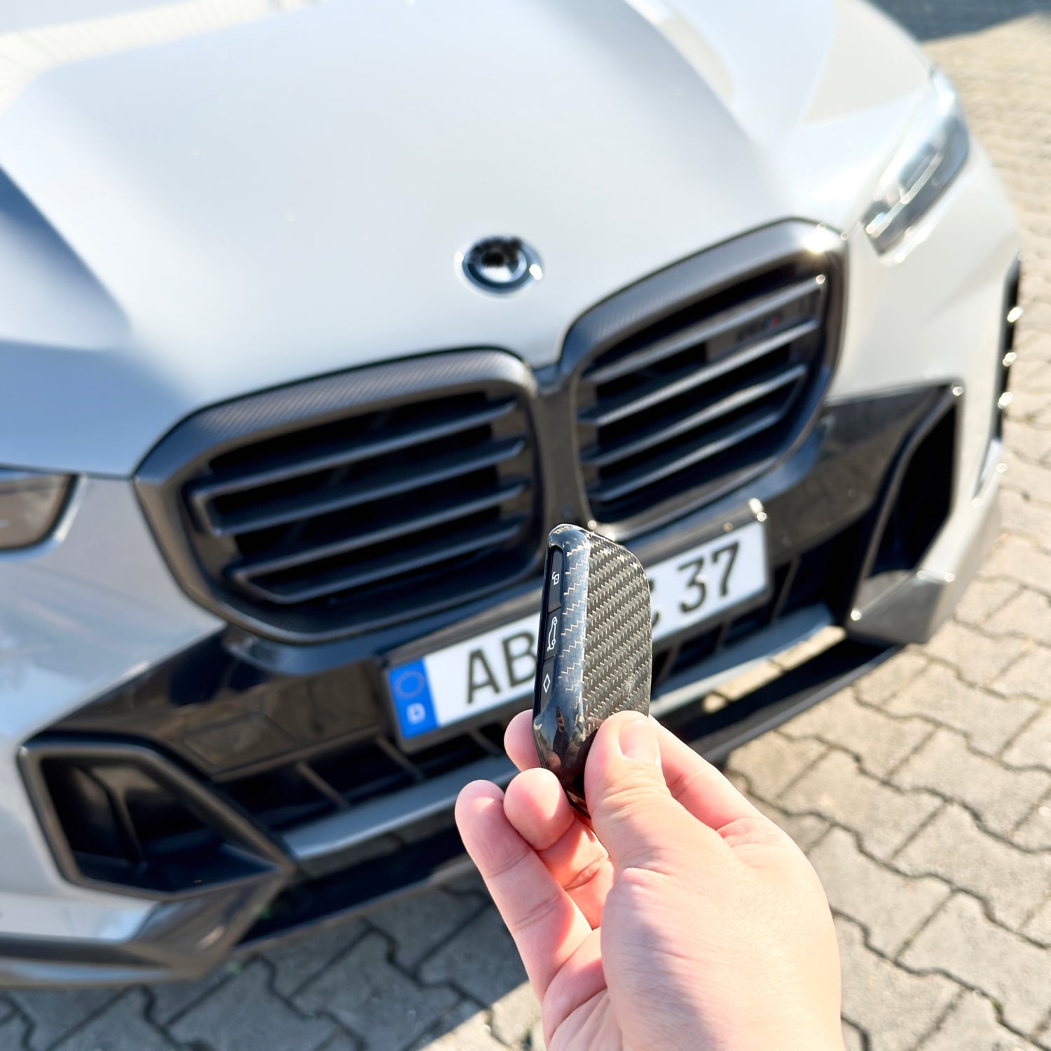 Carbon-Schlüssel-Cover für neue BMW-Schlüssel – 5er G60/G90, X3 G45, X4 G46, X5/X6/X7 LCI, XM
