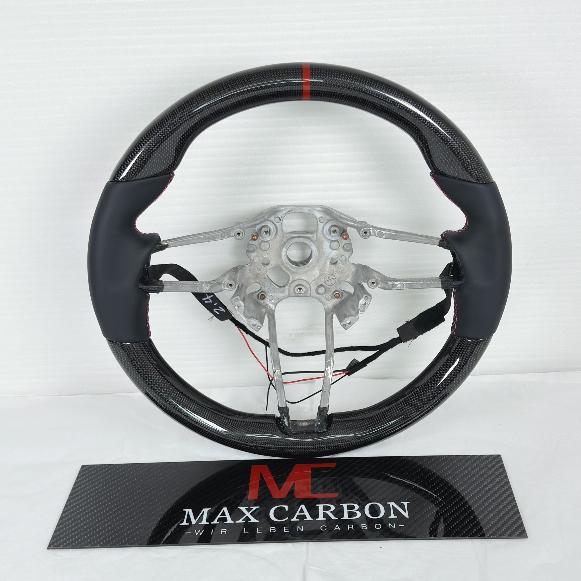 Dry-Carbon Lenkrad passend für Porsche 911 Cayenne Macan Cayman Boxster Panamera – Cockpit-Veredelung