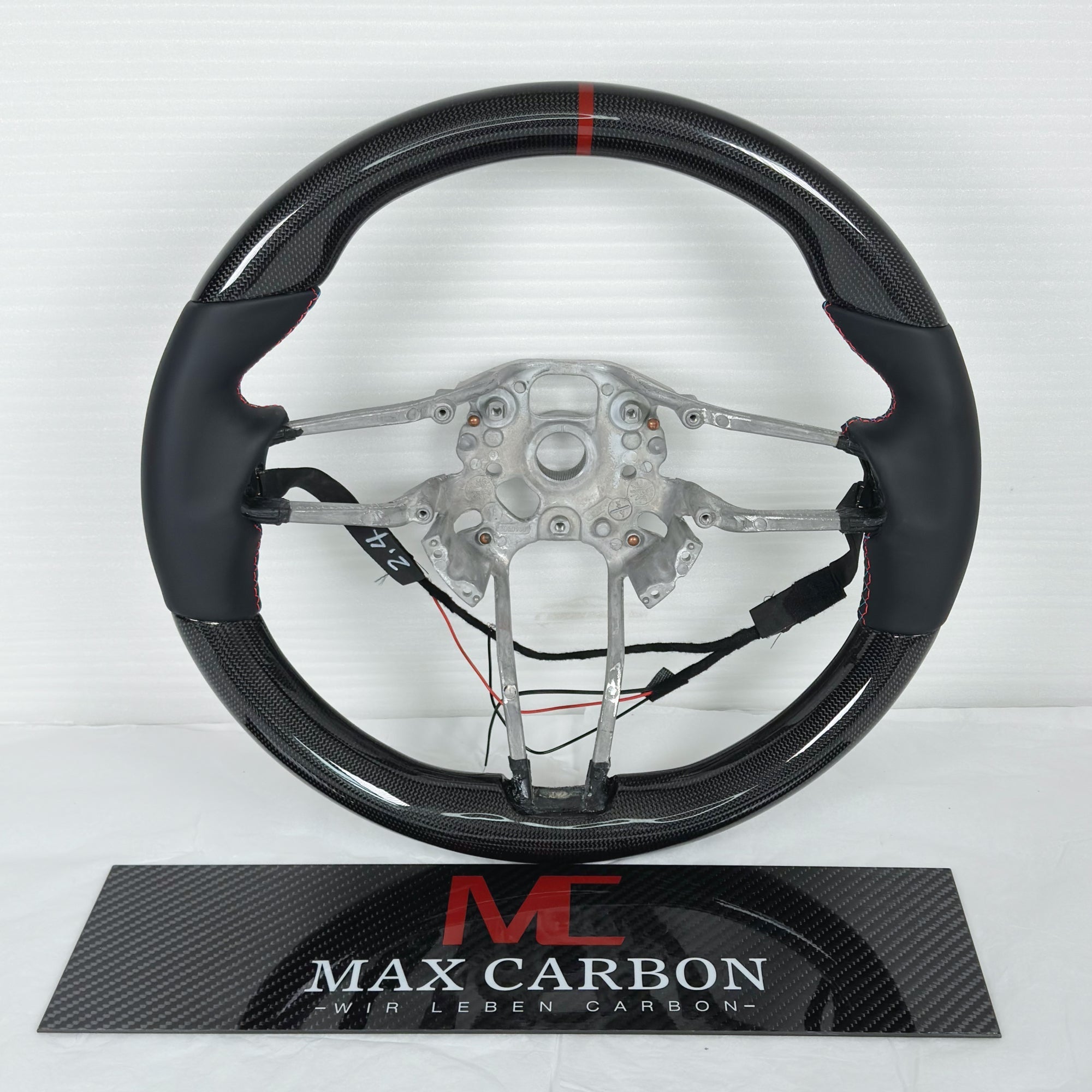 Dry-Carbon Lenkrad passend für Porsche 911 Cayenne Macan Cayman Boxster Panamera – Cockpit-Veredelung
